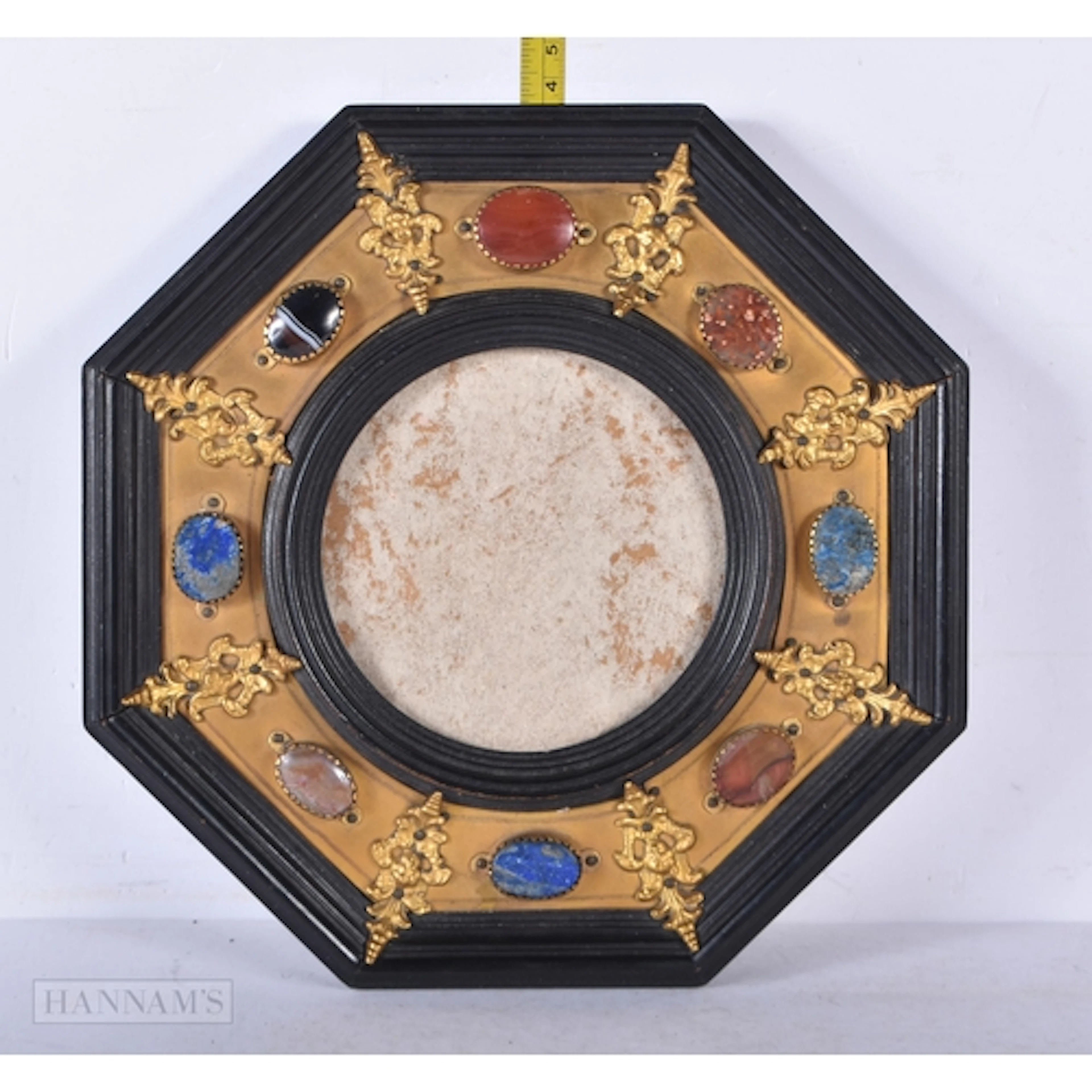 A Renaissance revival wooden picture frame decorated with It...