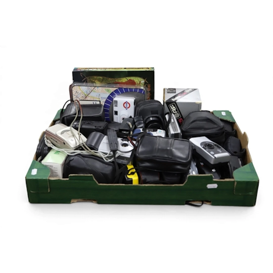 A large collection of 35mm Compact Film Cameras to include e...