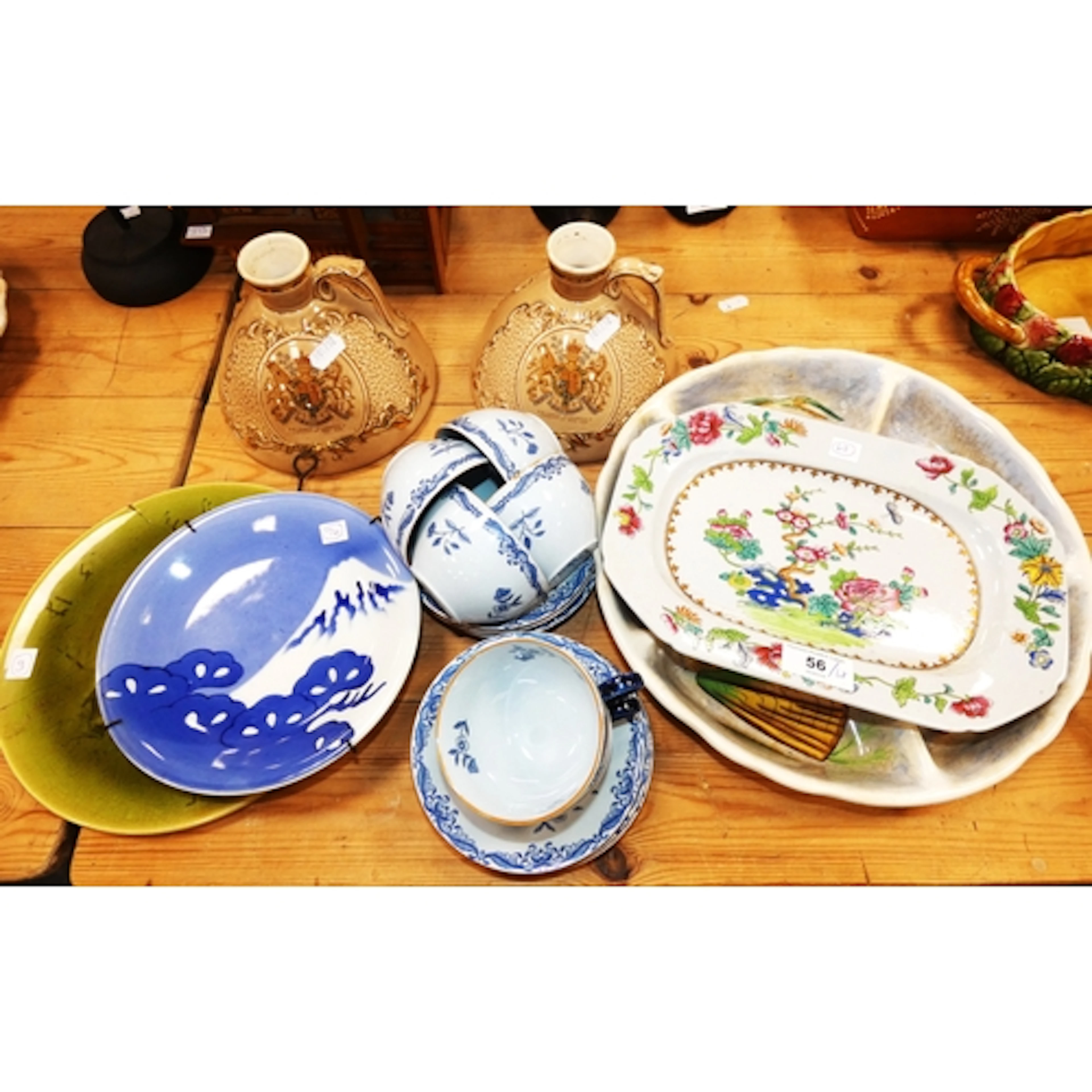 Group of pottery and ceramics to include Copeland Spode Chin...