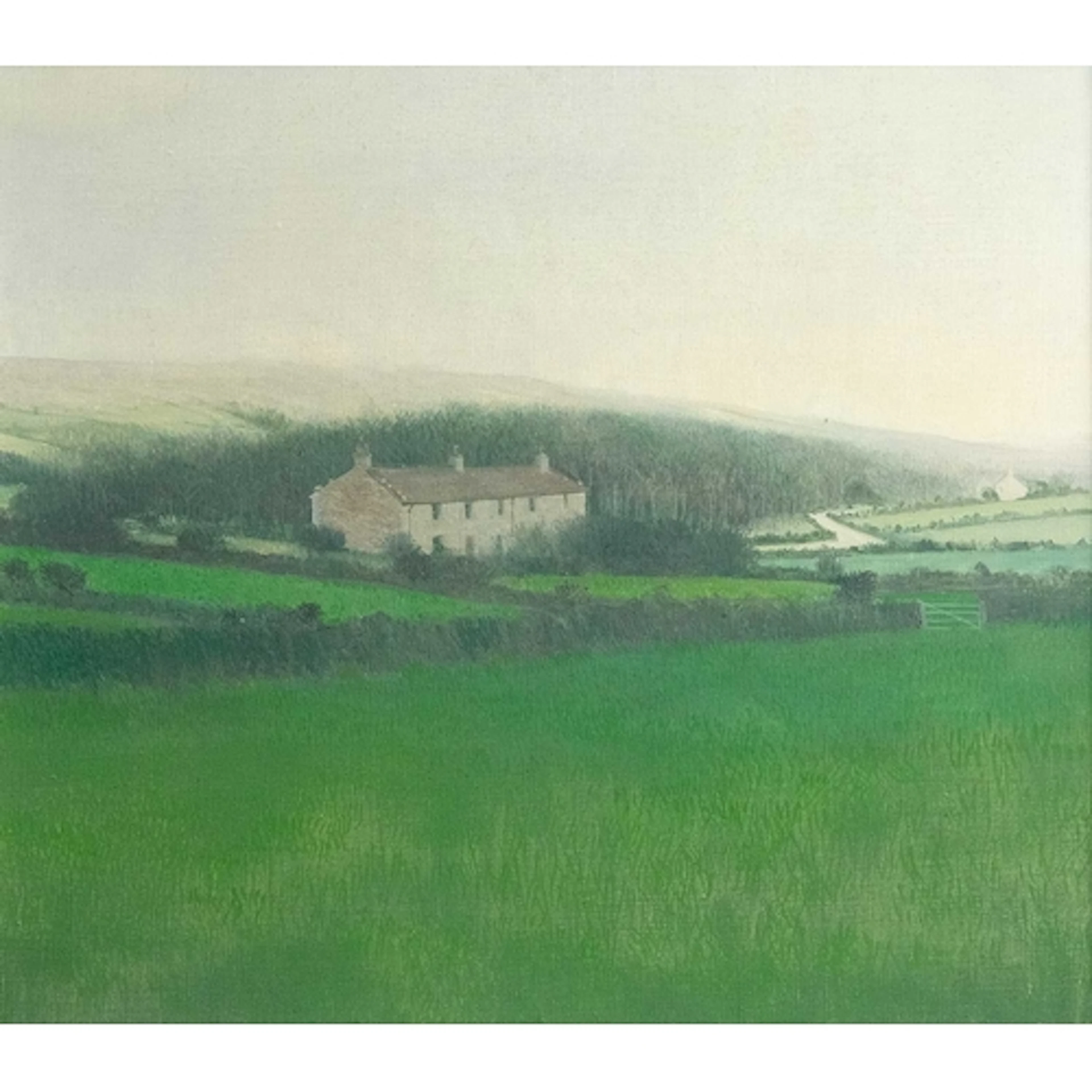 § John MILLER (1931-2002) Cottages at Grumbla (1975) Oil on ...