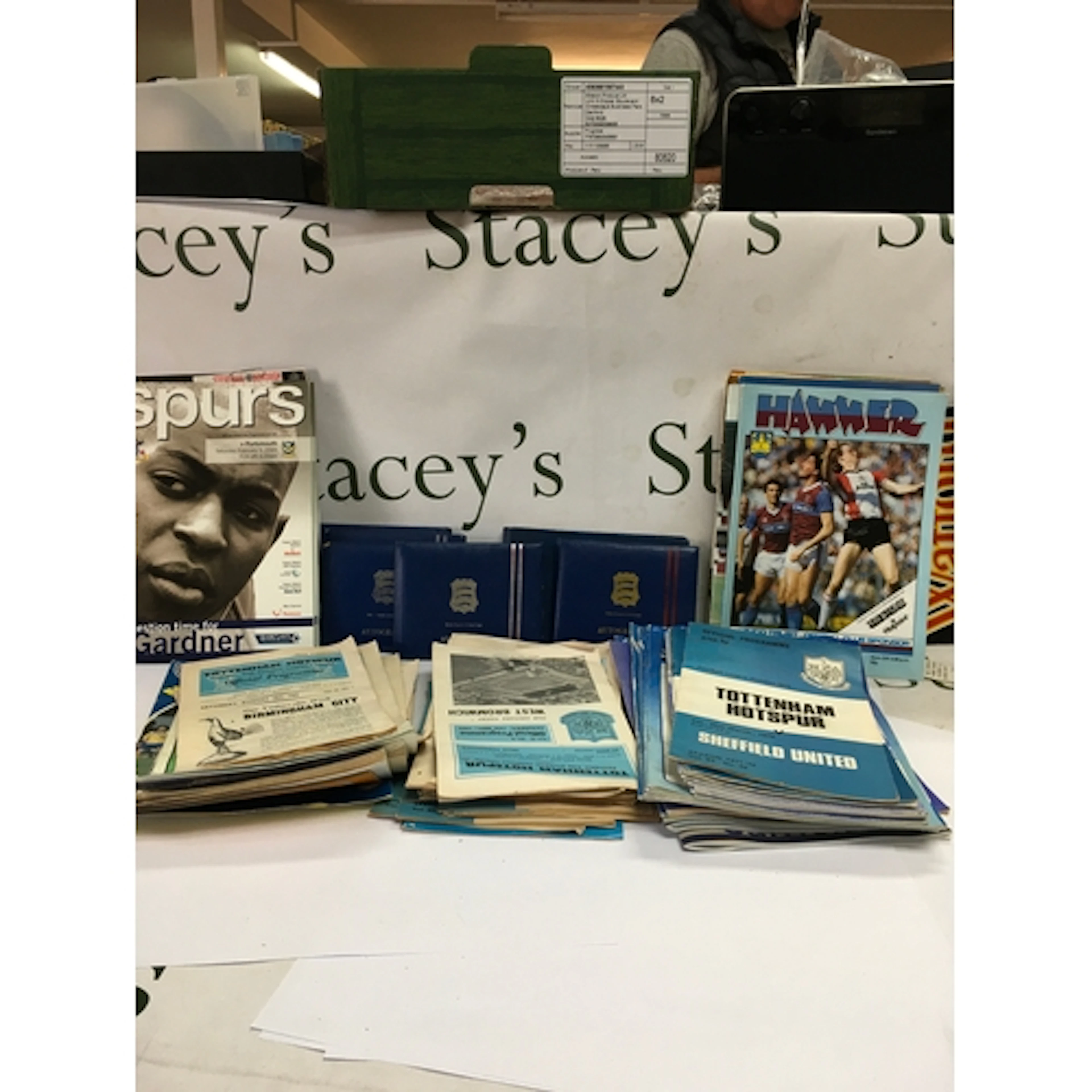 A collection of vintage English football memorabilia and mat...