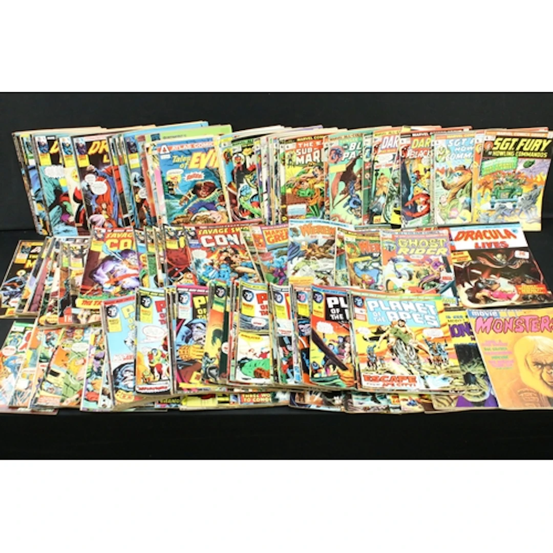 Comics - Collection of Marvel Comics UK, Monster Magazine an...