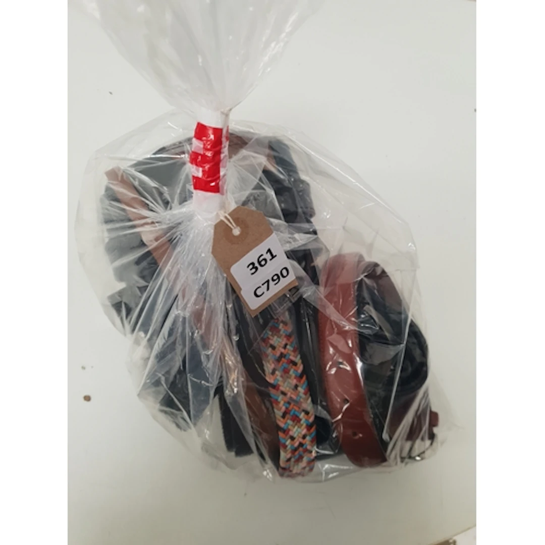 ONE BAG OF BELTS