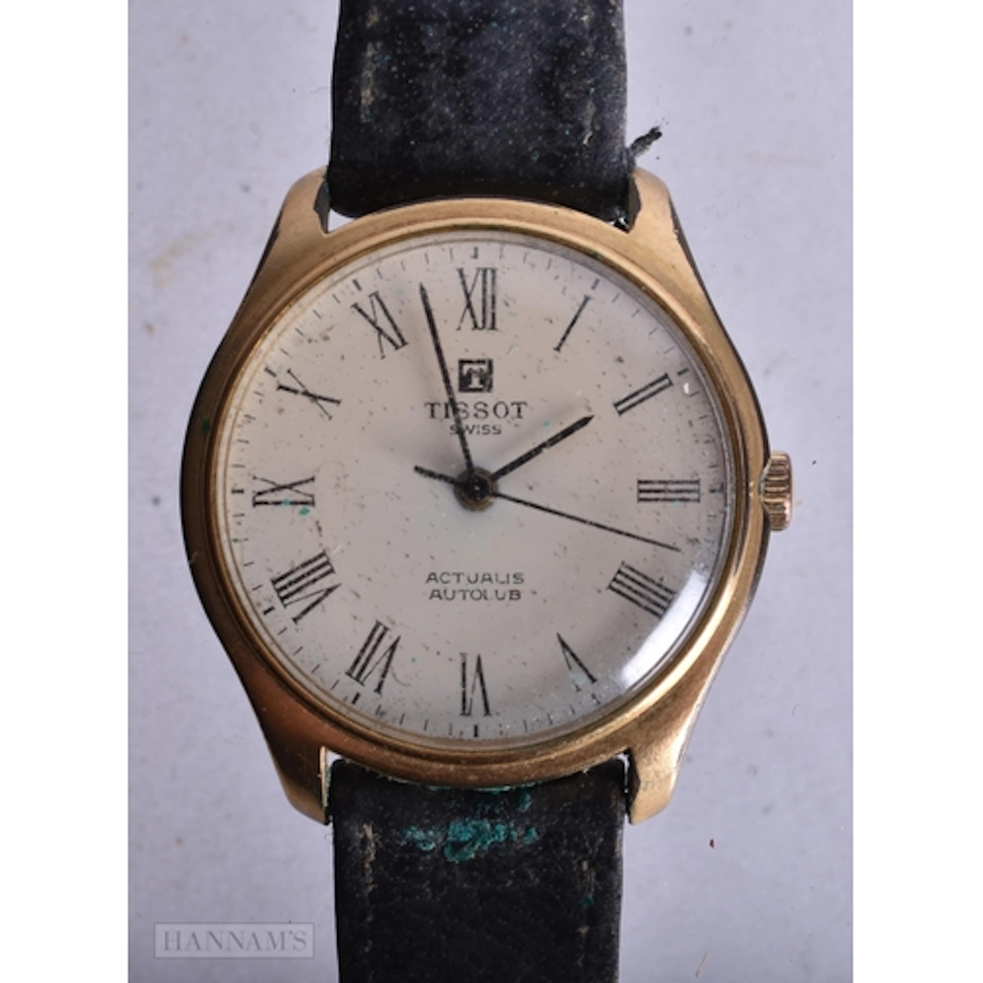 Tissot Actualis Autolub Watch Hand-Wind Working. 3.5 cm wide...