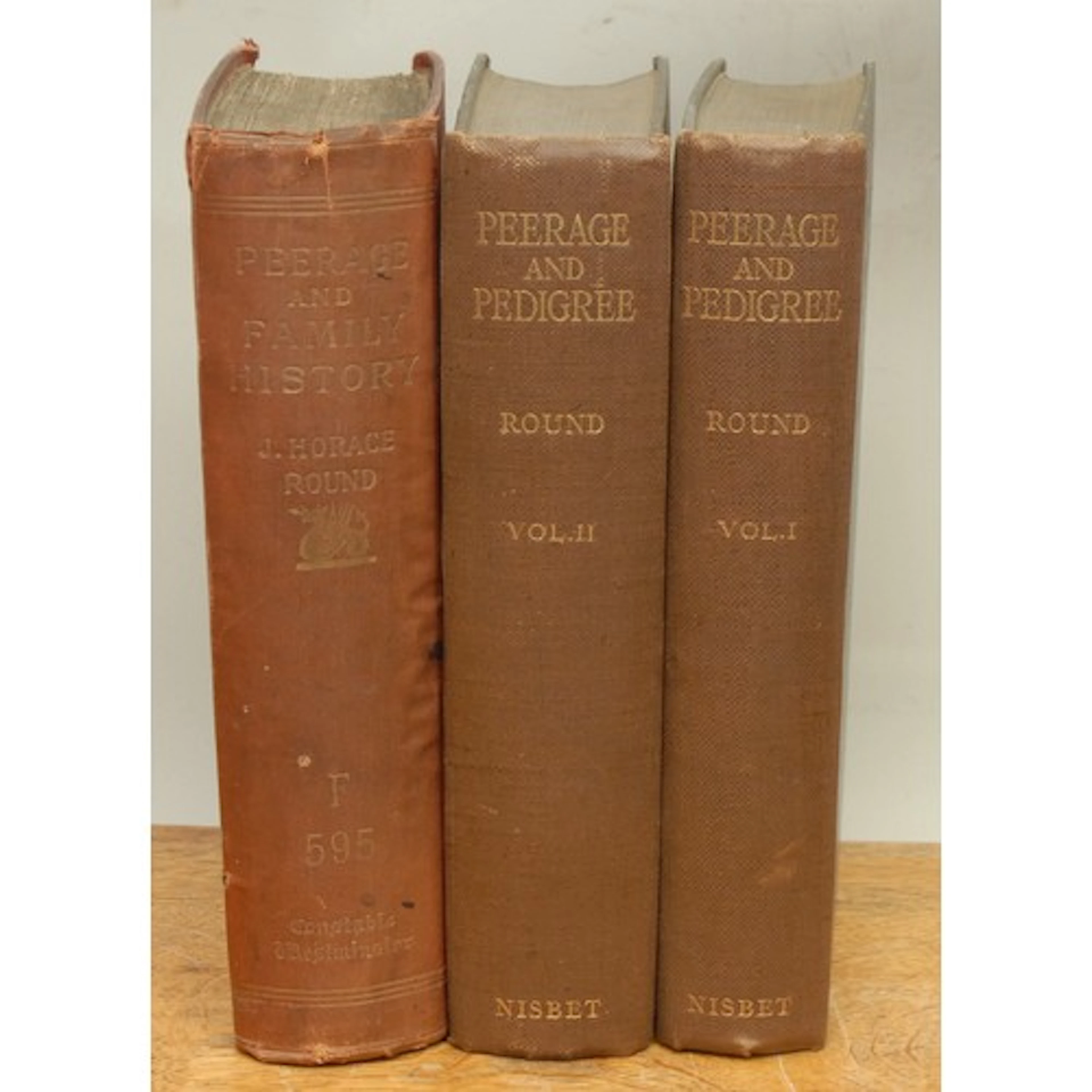 Books, genealogical and nobiliary – Round (John Horace, LLD,...