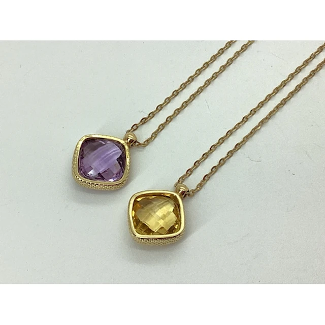 QVC; Two 9ct Gold Trace Link Chains, each approximately 44cm...