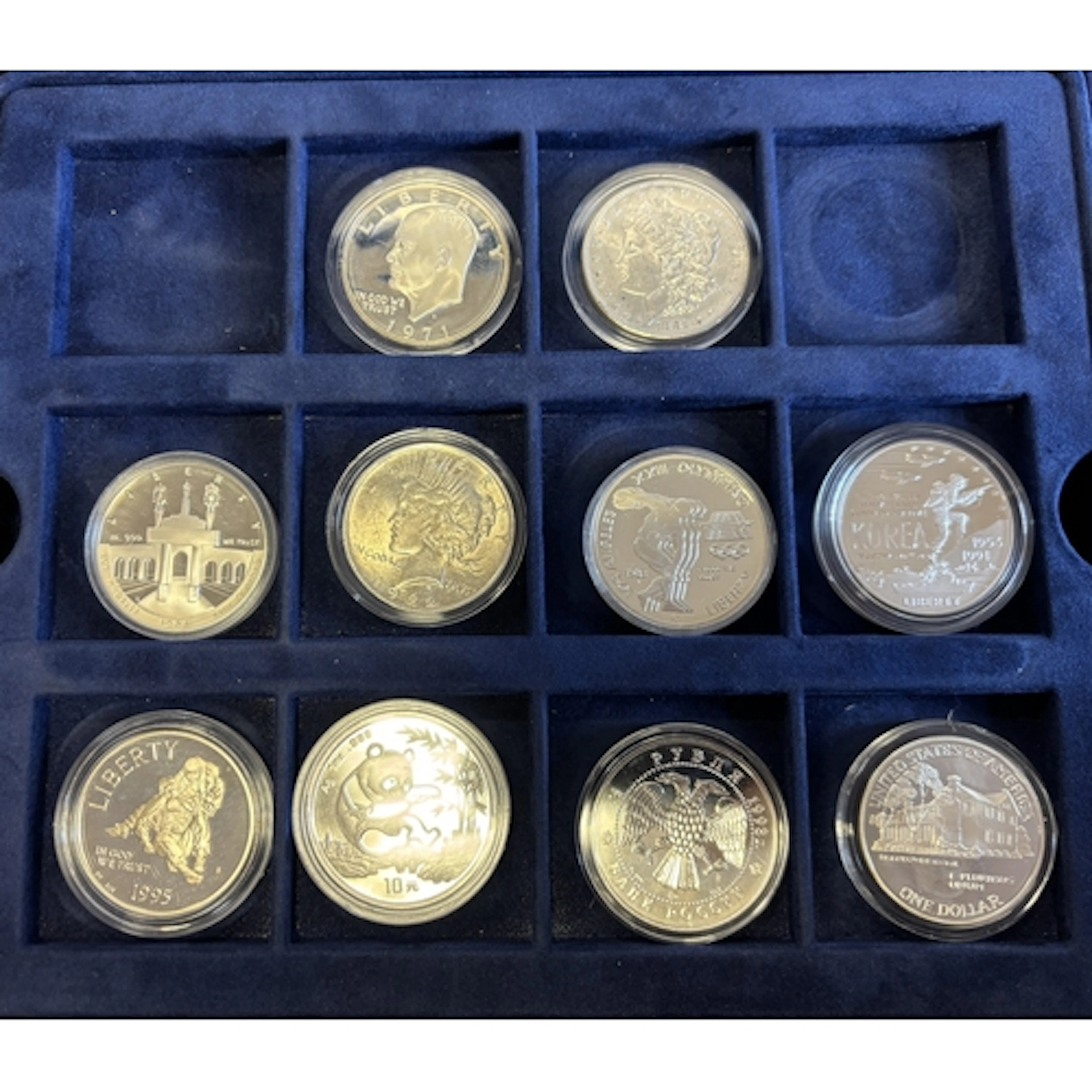Collection of mostly silver, generally extremely fine to unc...