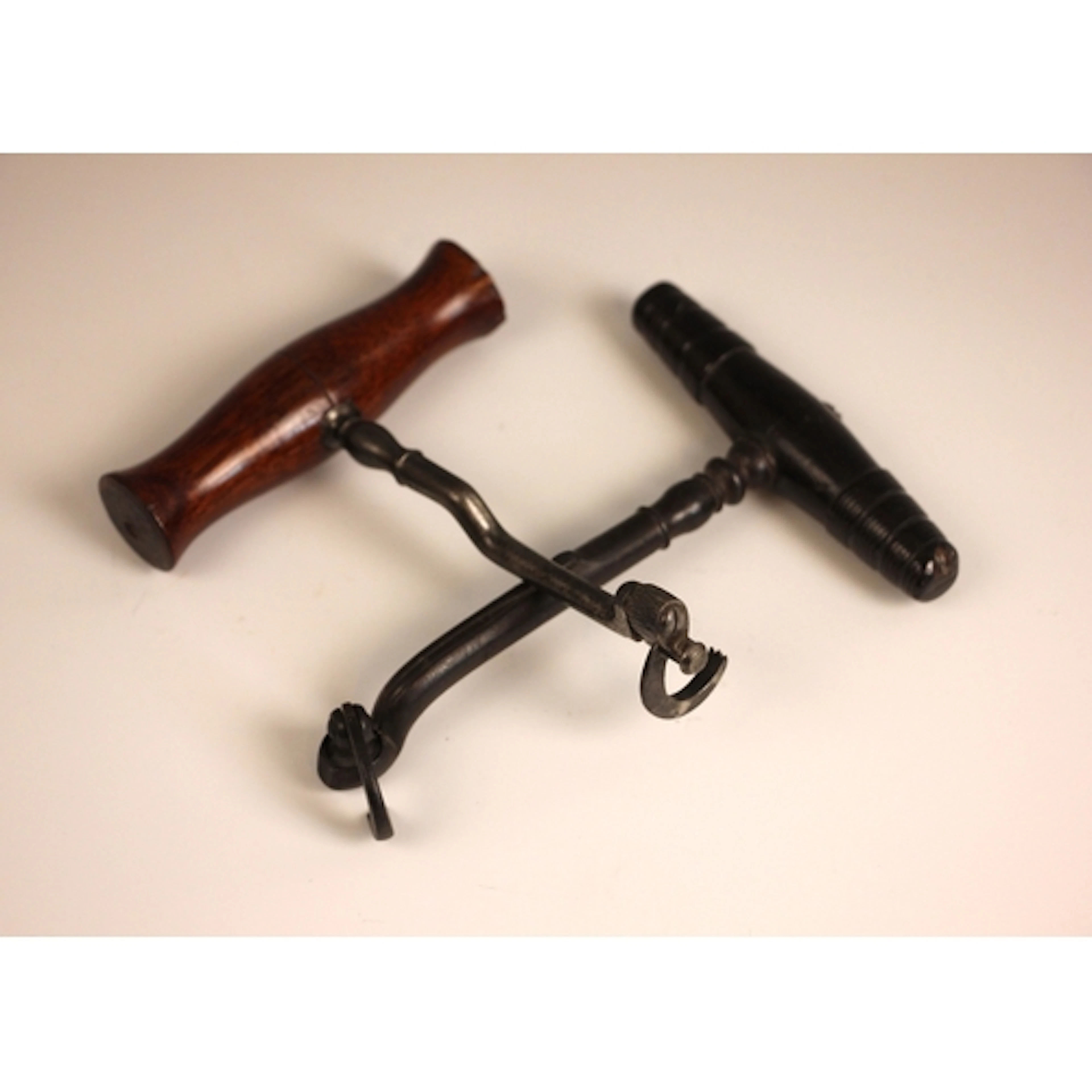 Two dentist tooth extraction keys, 19th century, each of ty...