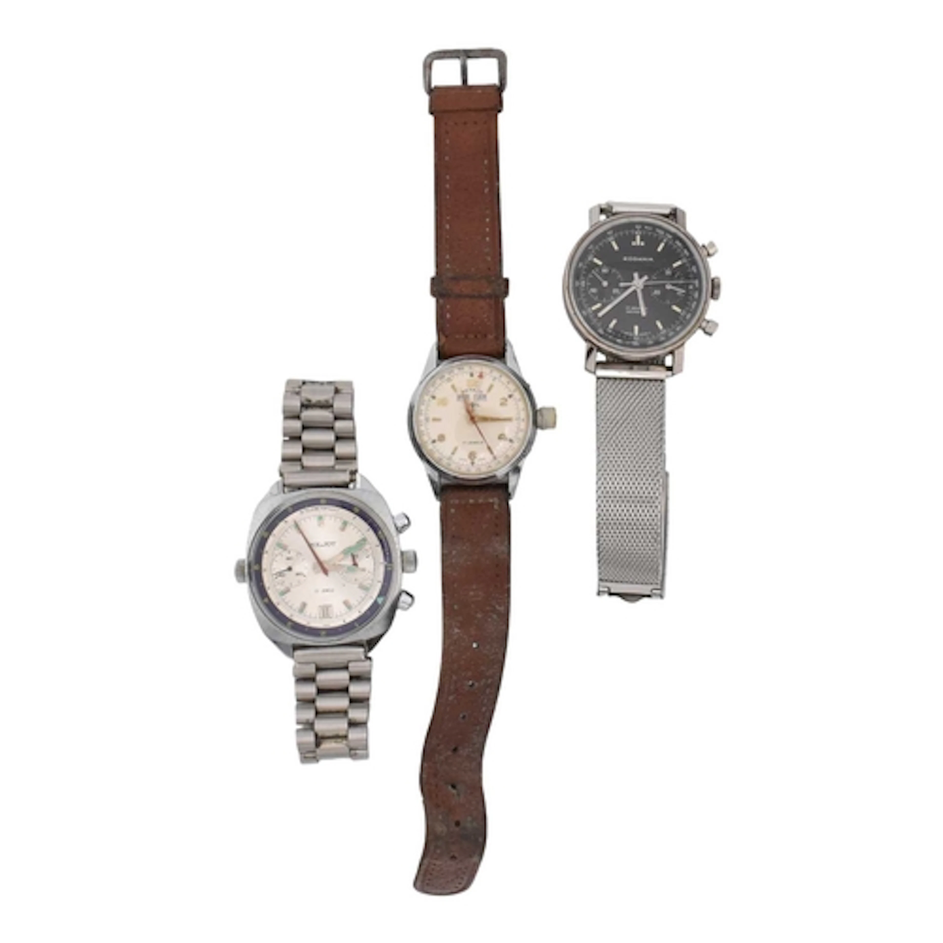 Collection of three watches. The watches to include Rodania ...