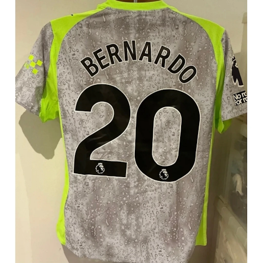 Manchester City 2025 - 2026 Match Issued Football Shirt Bern...