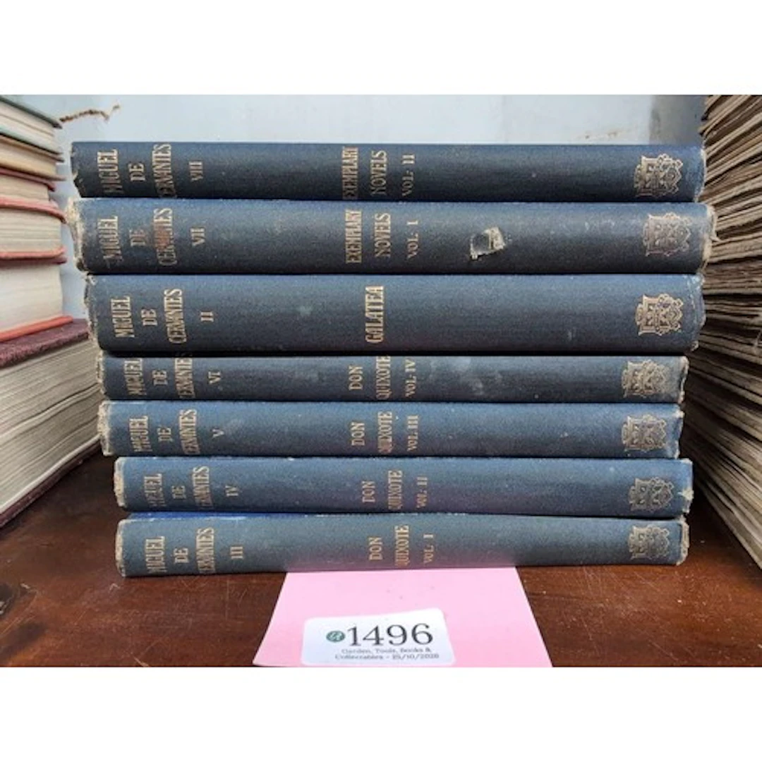 A series of 1901-1902 Miguel De Cervantes, "Don Quixote", Vo...
