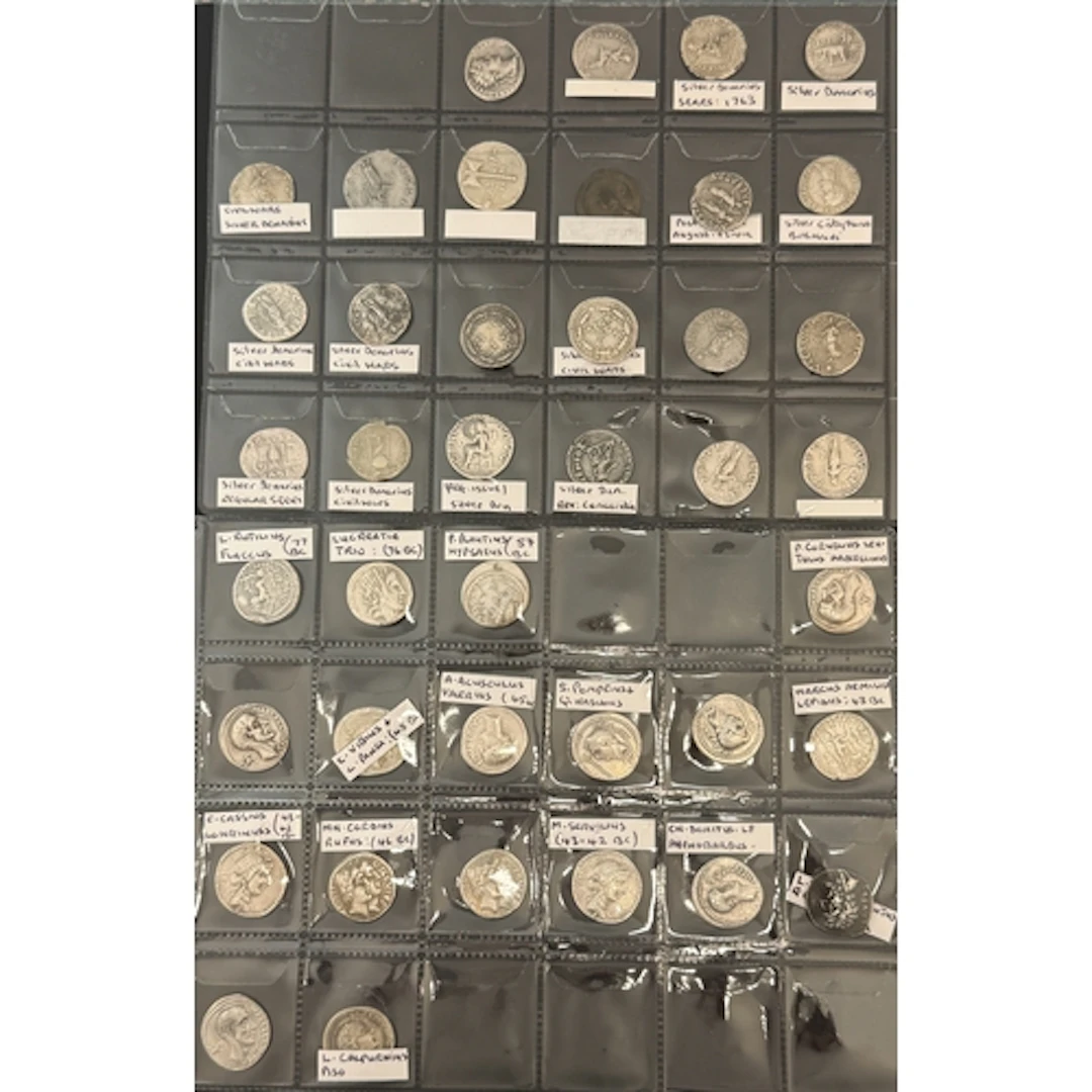 A collection of Ancient Roman coin forgeries and reproductio...