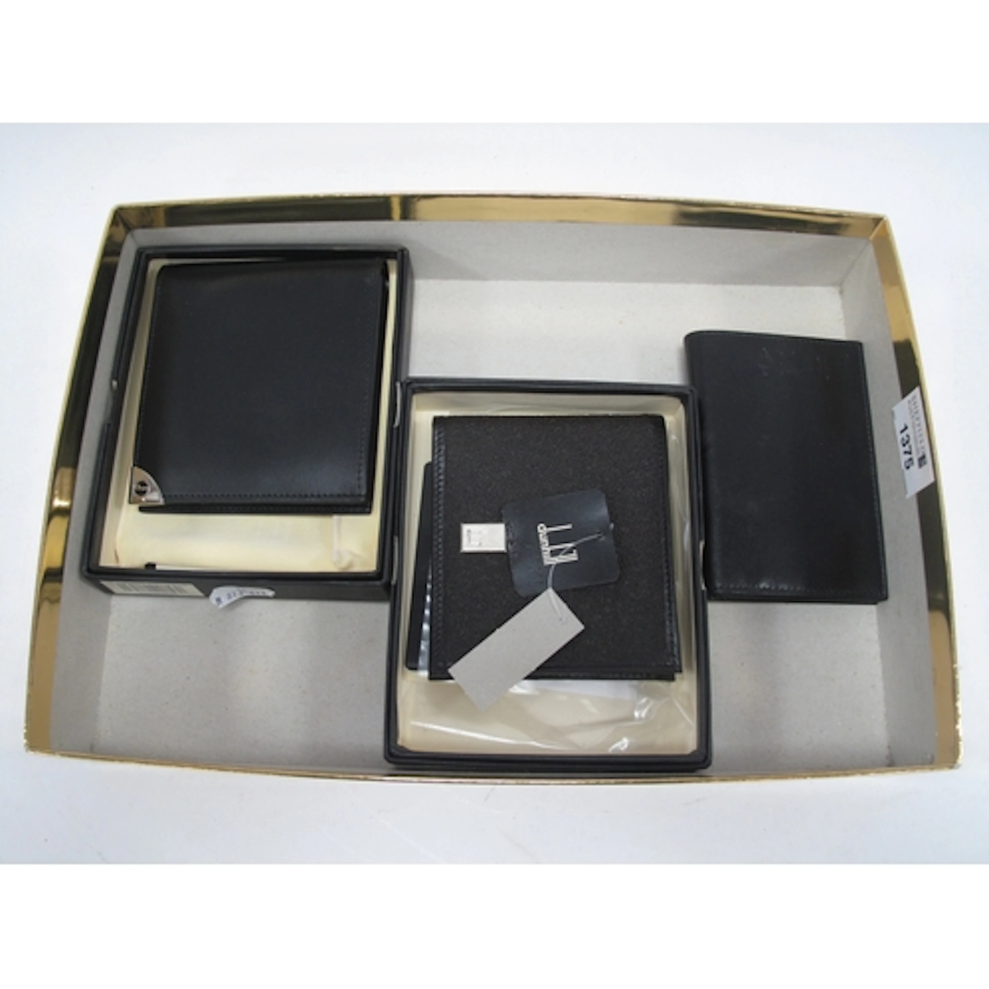 Dunhill leather style bifold wallets to include one example ...