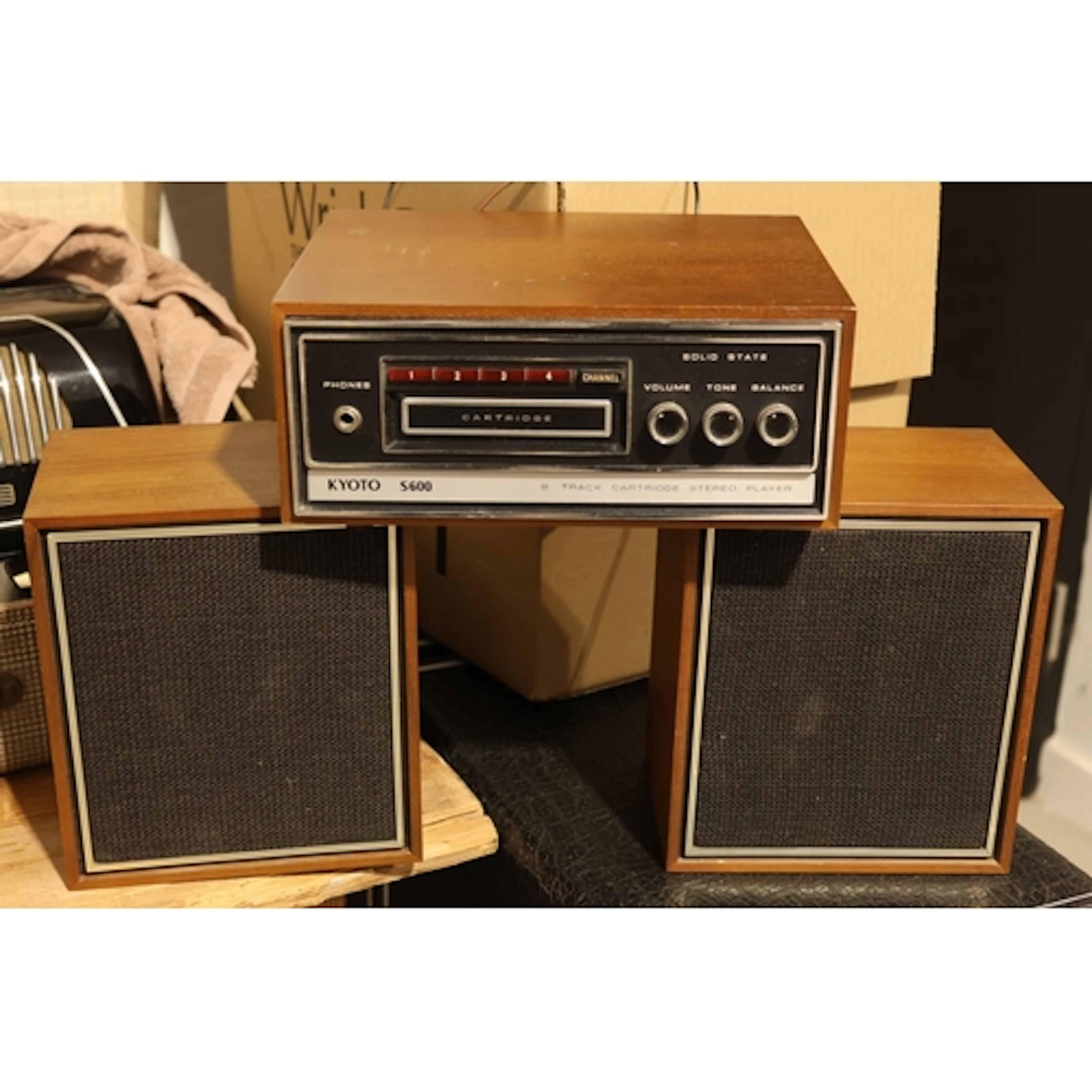 Stereo 8-Track Tape Cartridge Music System, model Kyoto S-60...