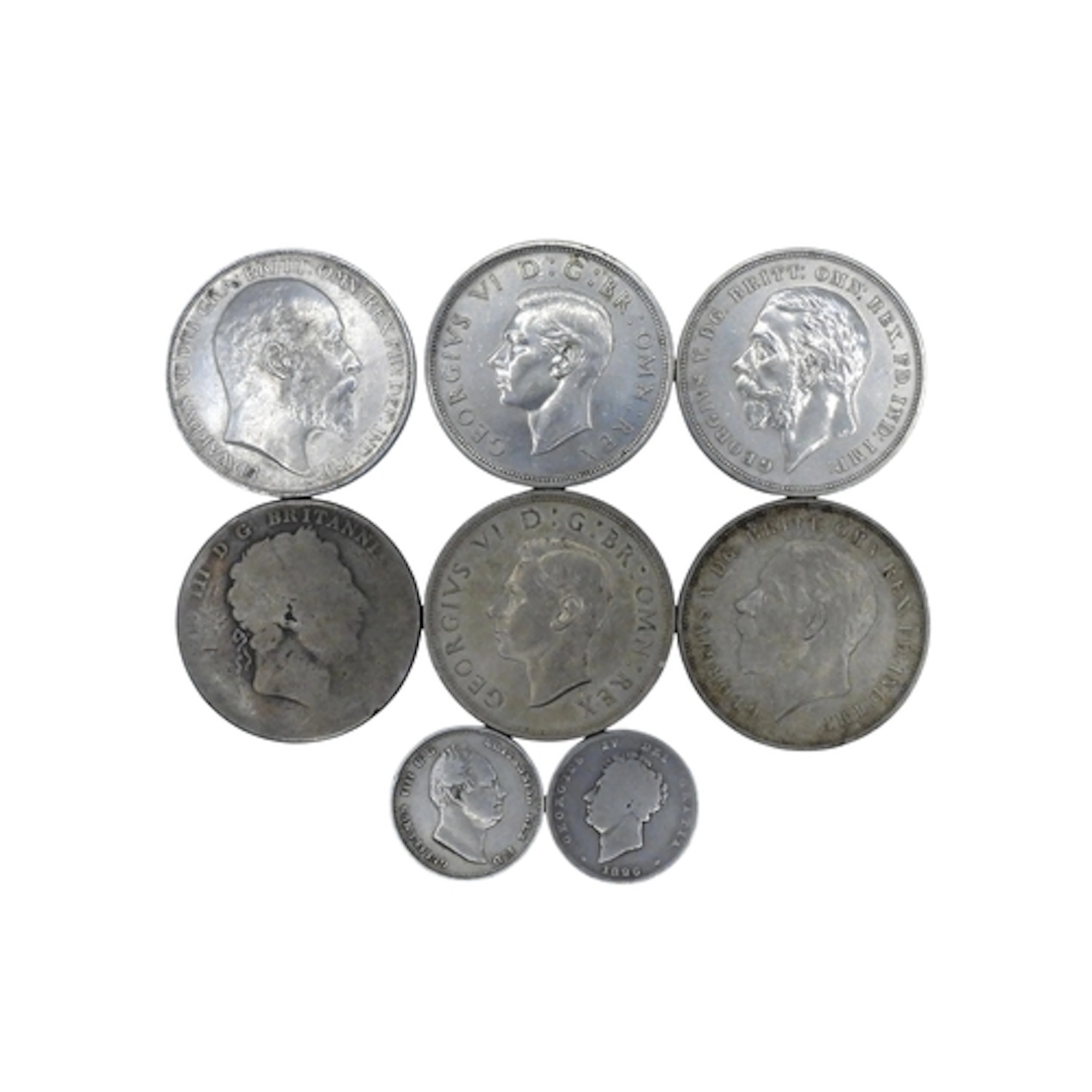 Great Britain various crown coins Edward VII 1902 28.3 grams...