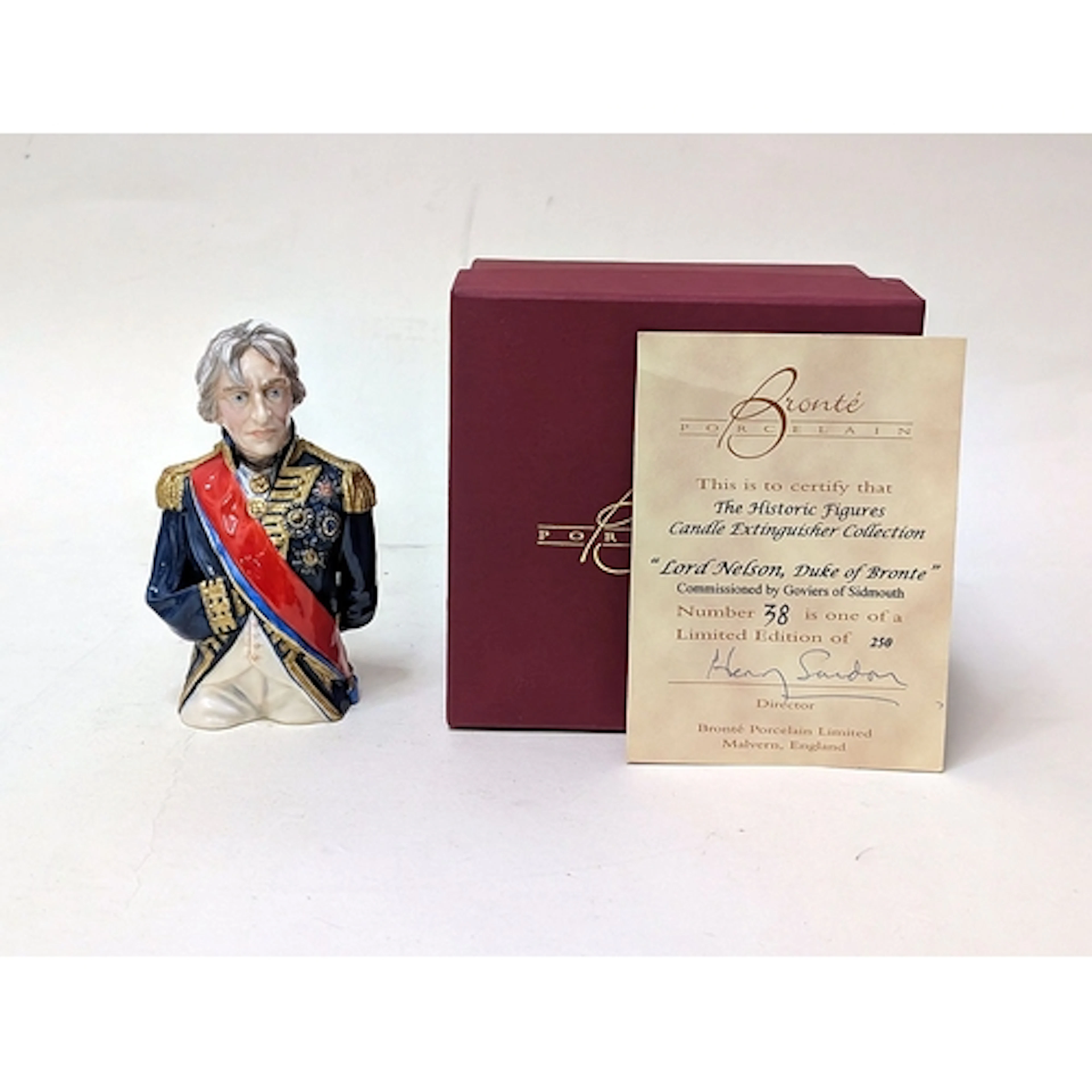 Bronte Porcelain The Historic Figures Candle Extinguisher Co...