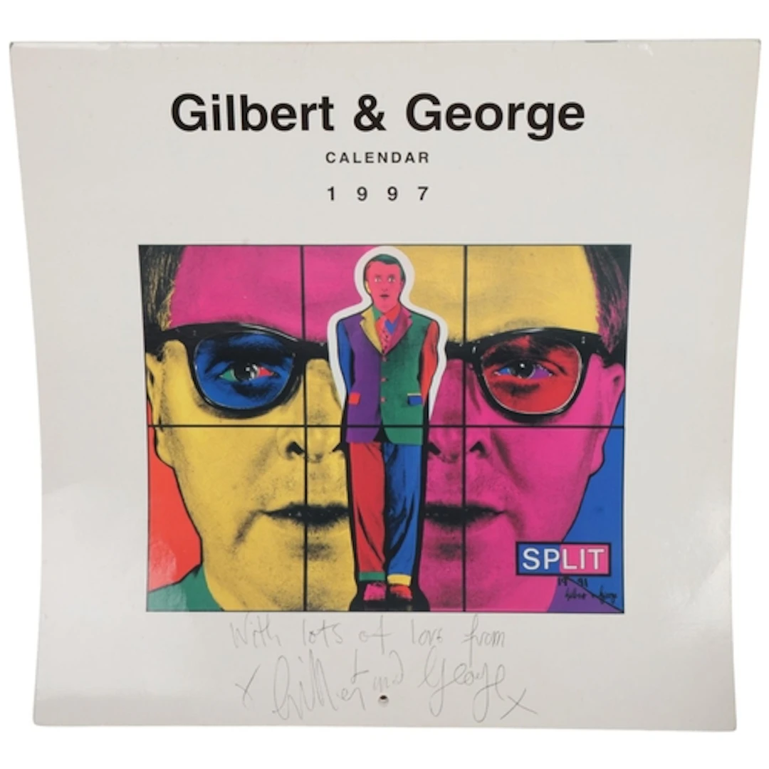 After GILBERT and GEORGE (b. 1943 and 1942), a 1997 calender...