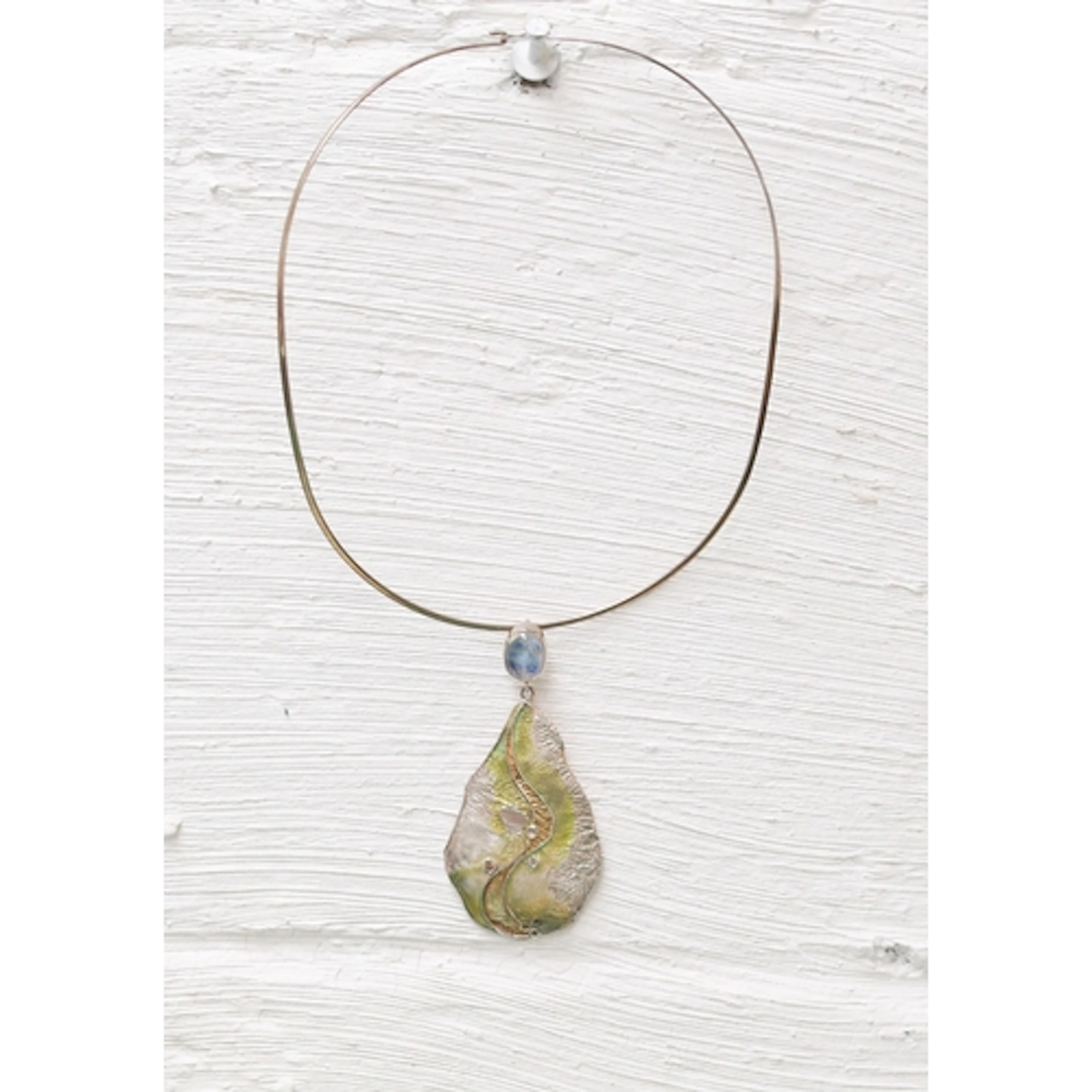 Attractively Detailed Sterling Silver Modernist Form Leaf Mo...