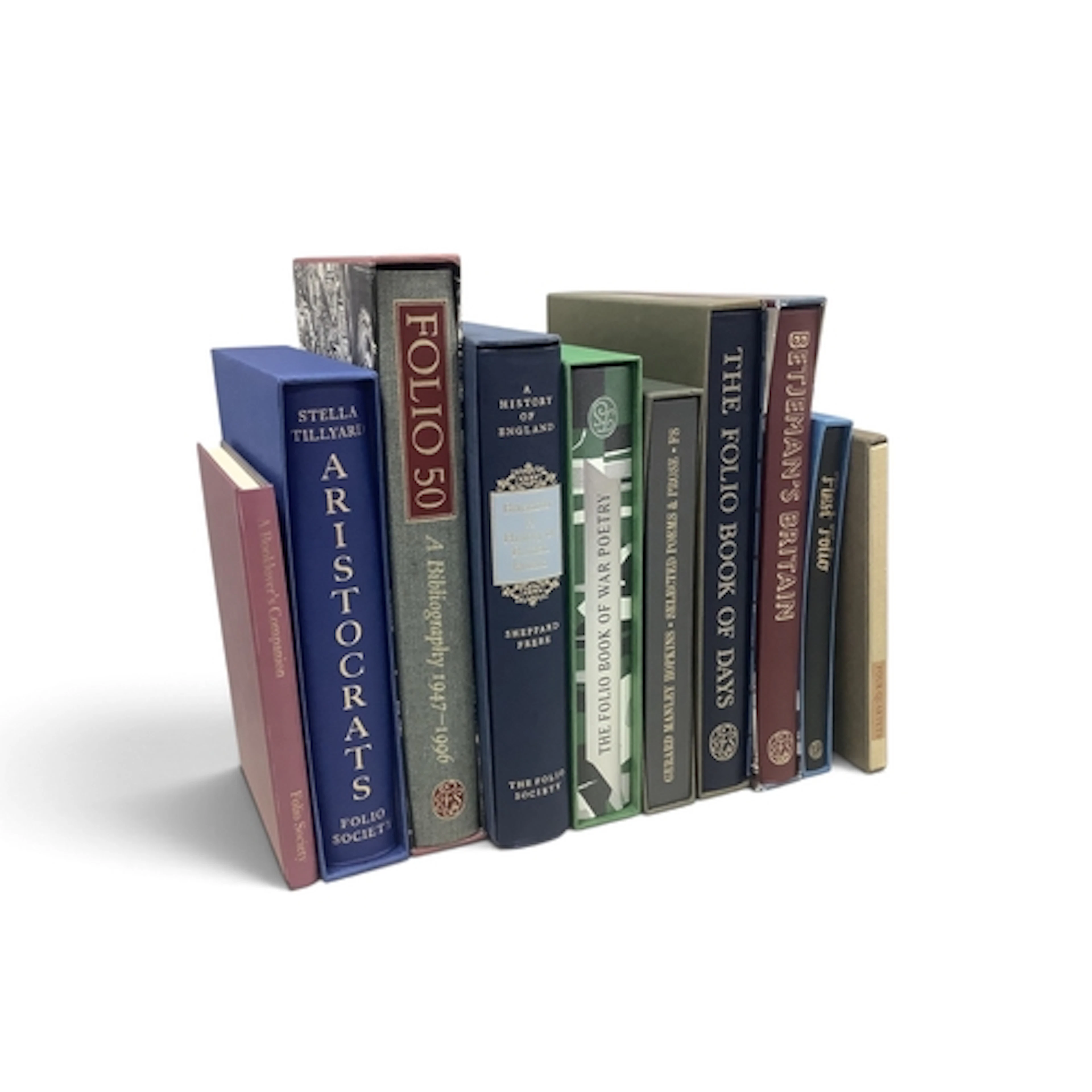 Folio Society - Ten books - 'Folio 50 A Bibliography 1947 - ...
