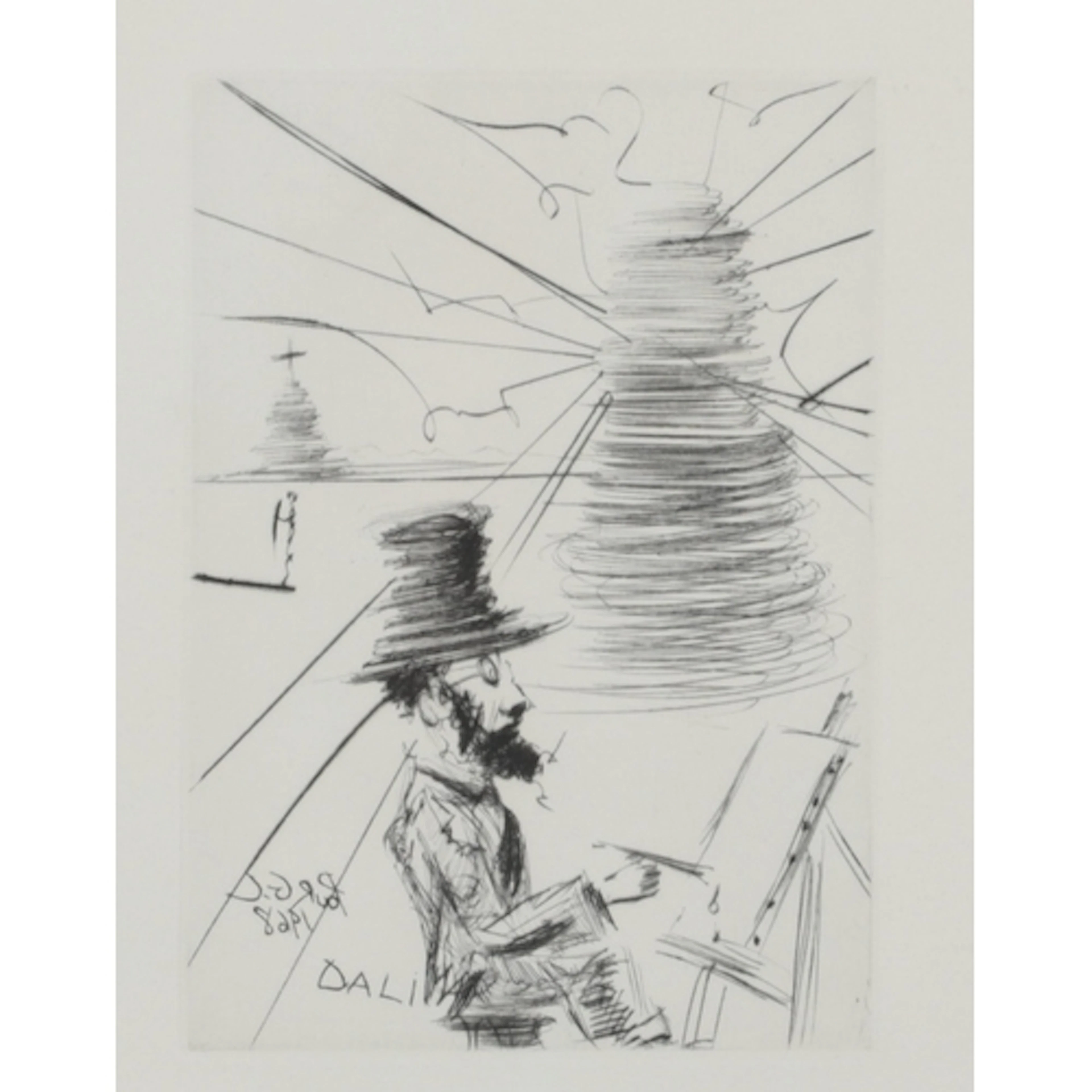 § Salvador Dali (Spanish, 1904-1989) 'Toulouse Lautrec' fro...
