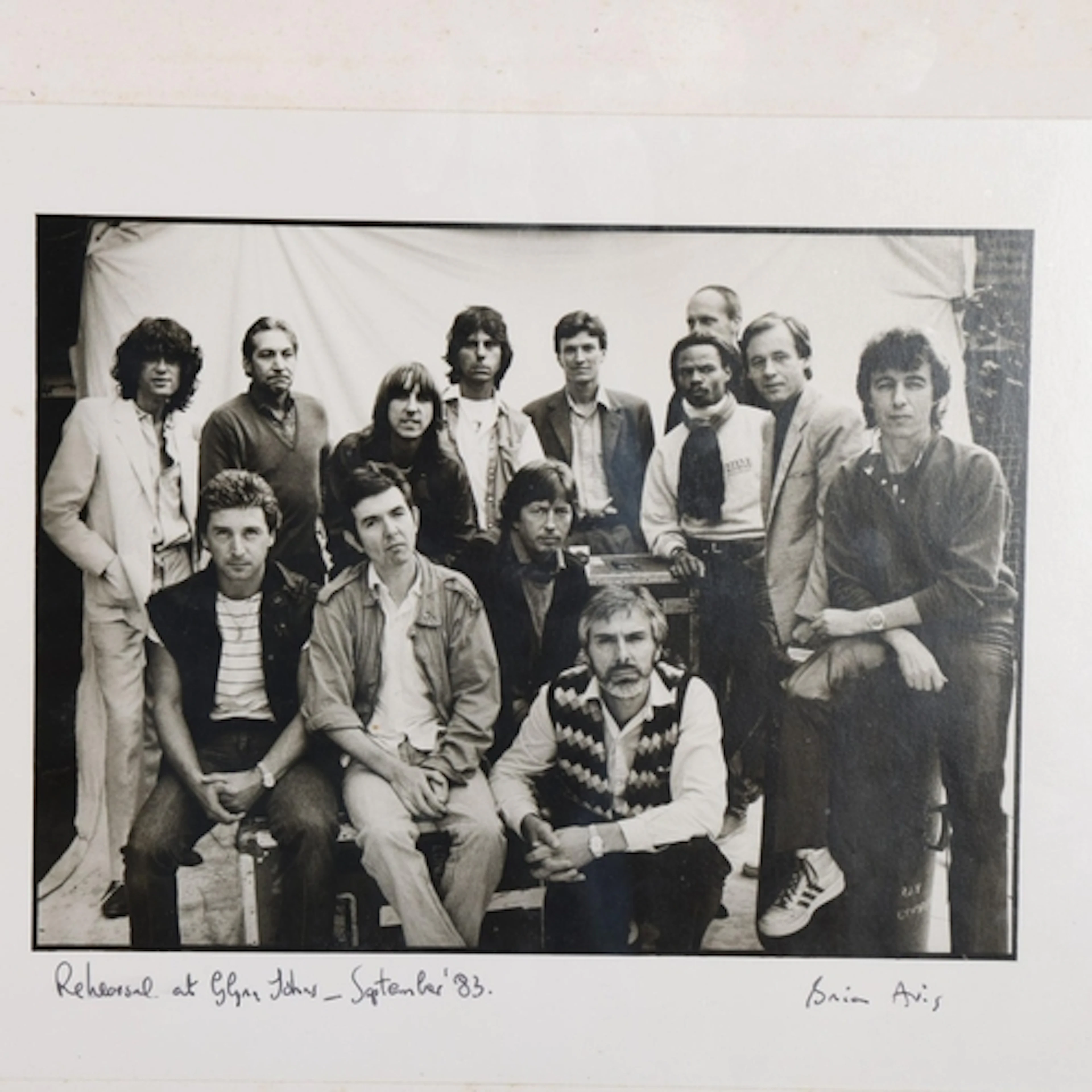 BRIAN ARIS (b.1946), British, A signed photographic print of...