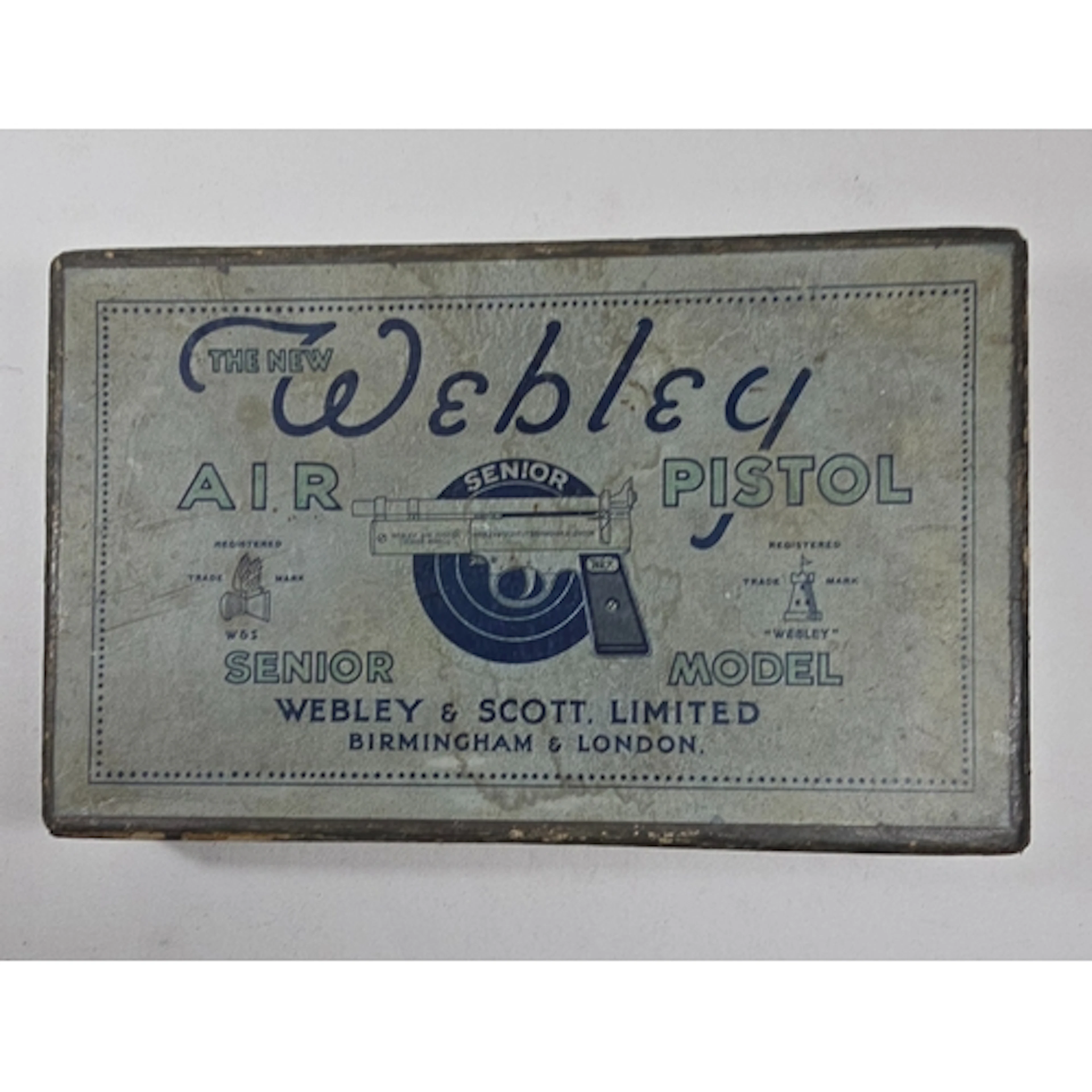 A good .177" First Model straight grip Webley Senior Air Pis...