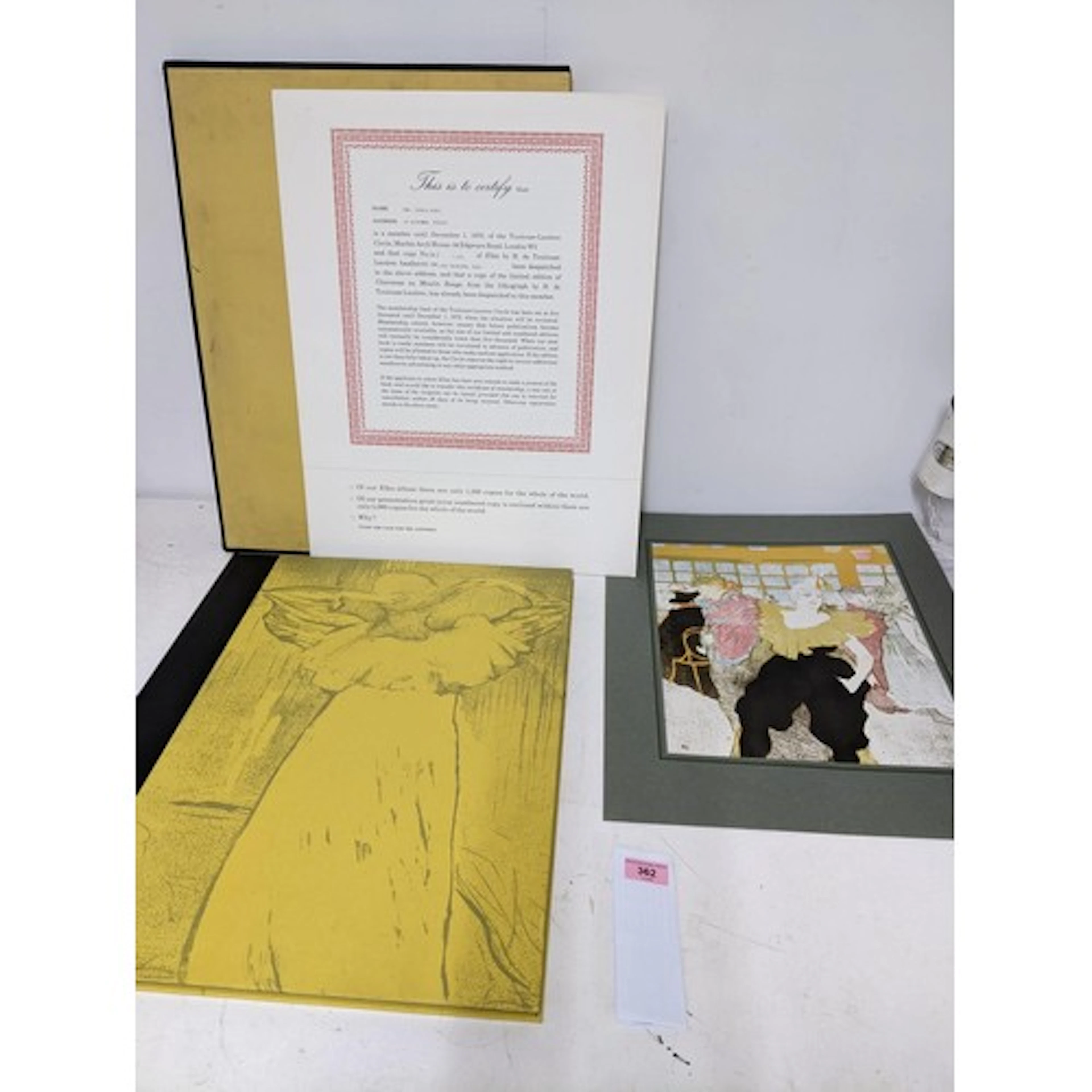 Henri de Toulouse-Lautrec (1864-1901) - Elles book comprisin...