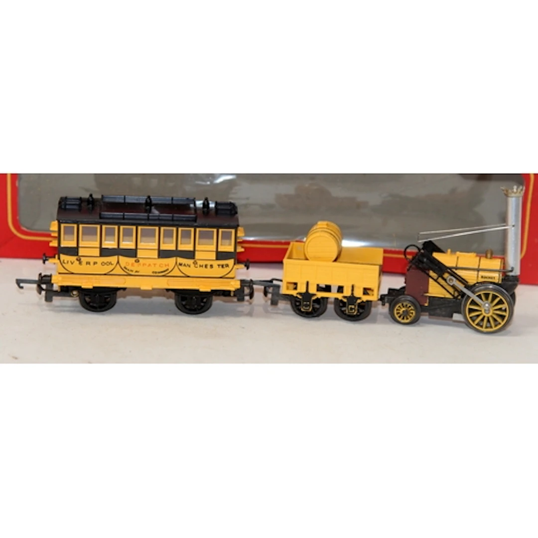 Vintage Hornby OO gauge Stevenson's Rocket train set ref:R34...