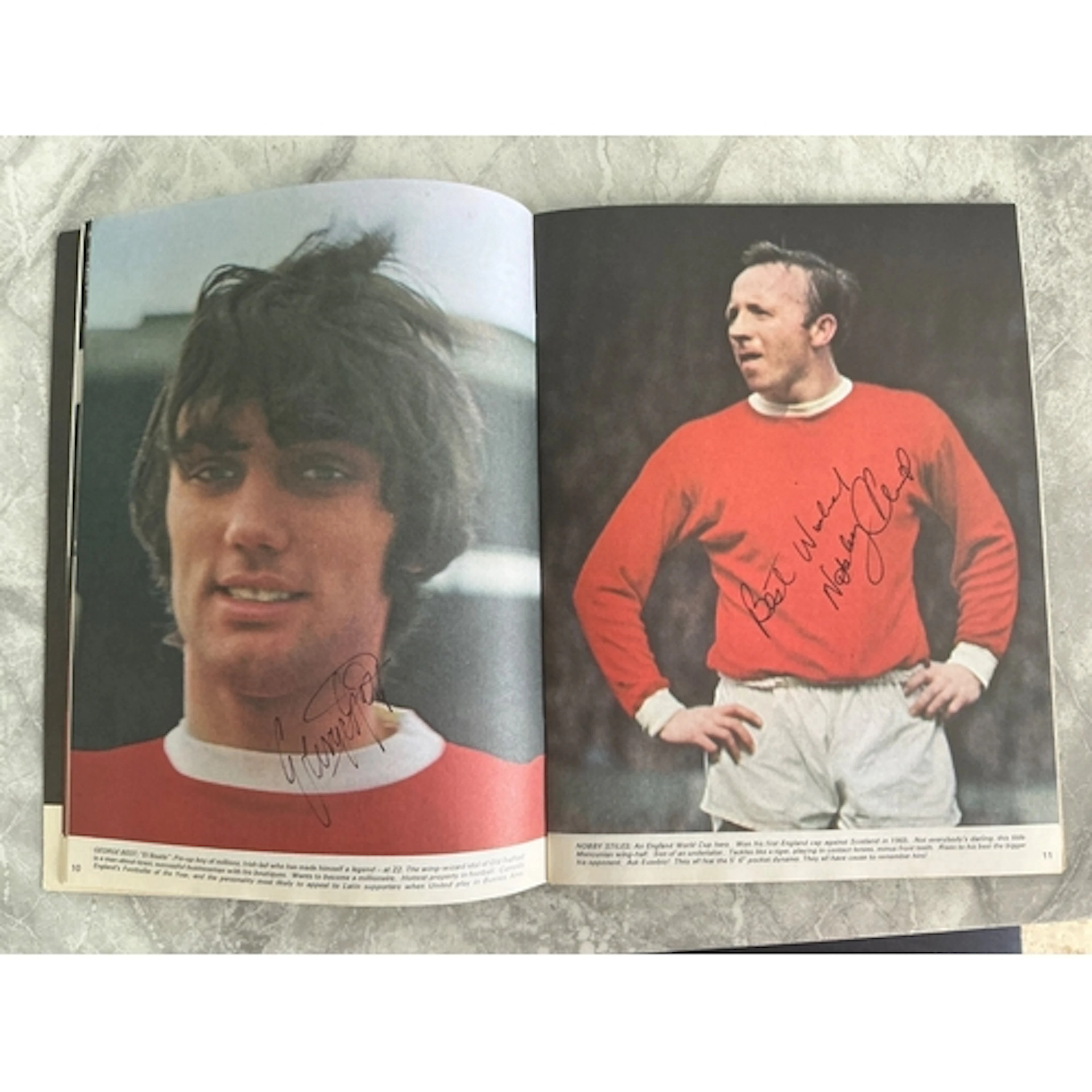 Manchester United 1968 Fully Signed European Cup Football Ma...