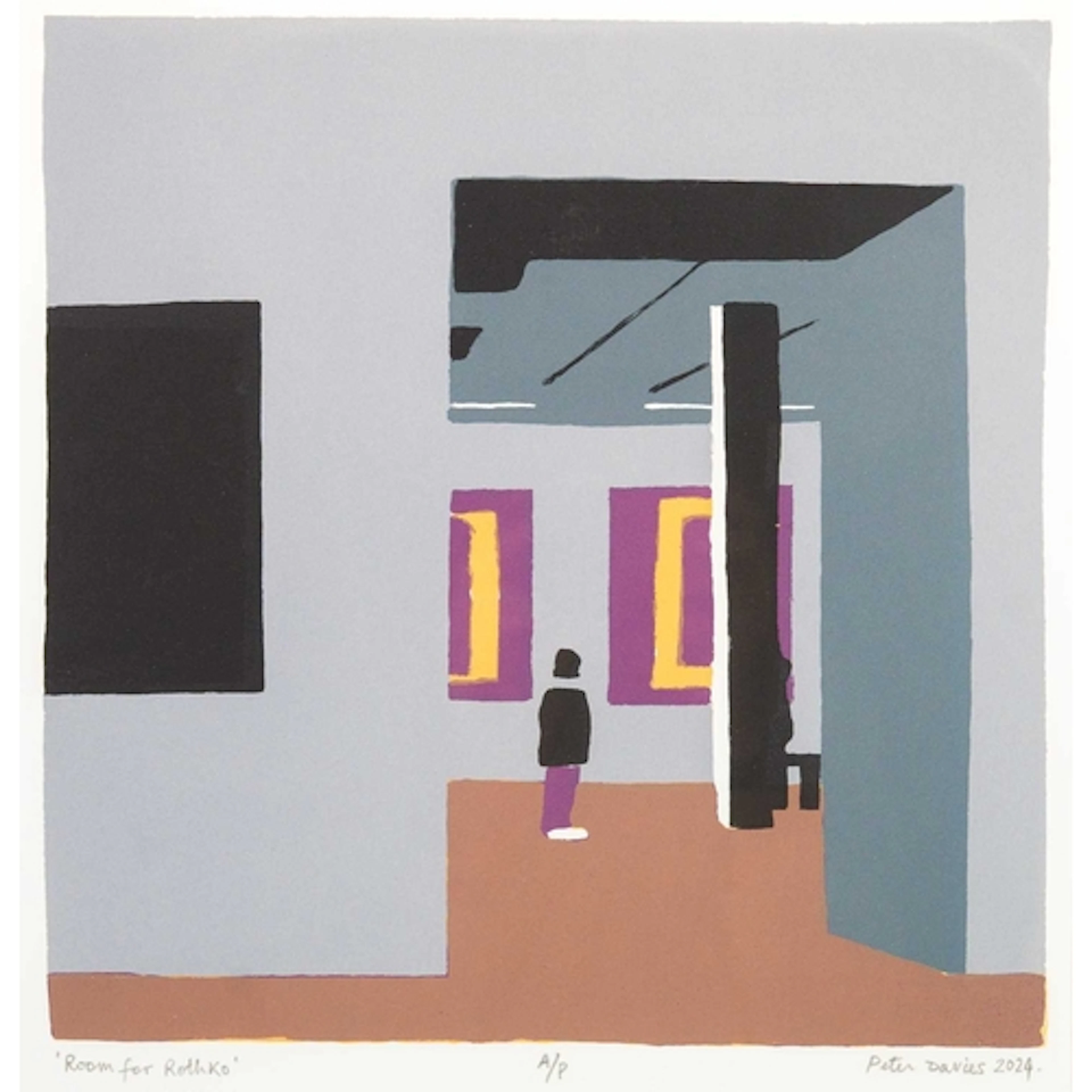 § Peter DAVIES (1953) Room For Rothko (2024) Screenprint, si...