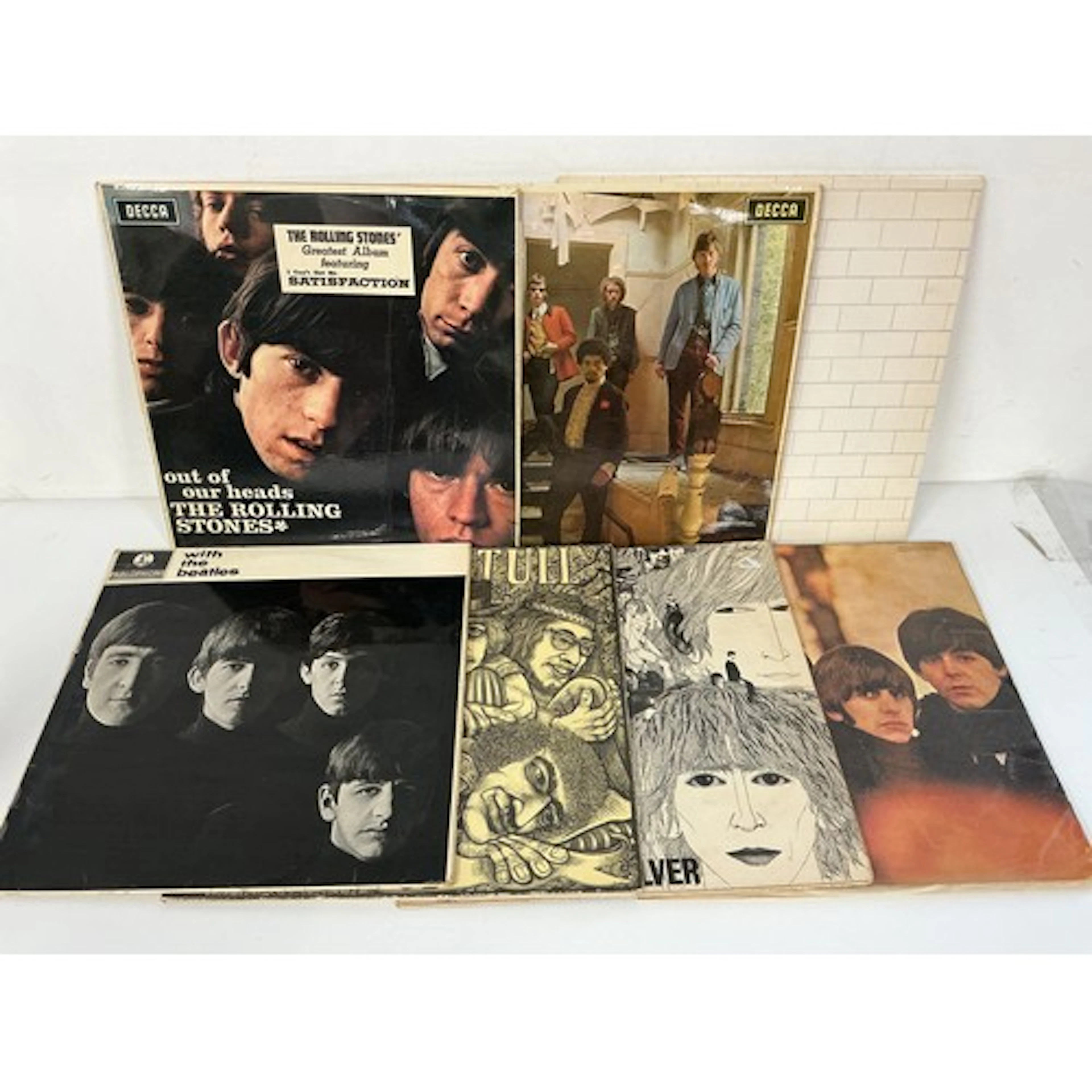 Seven LPs by various artists including The Rolling Stones (U...