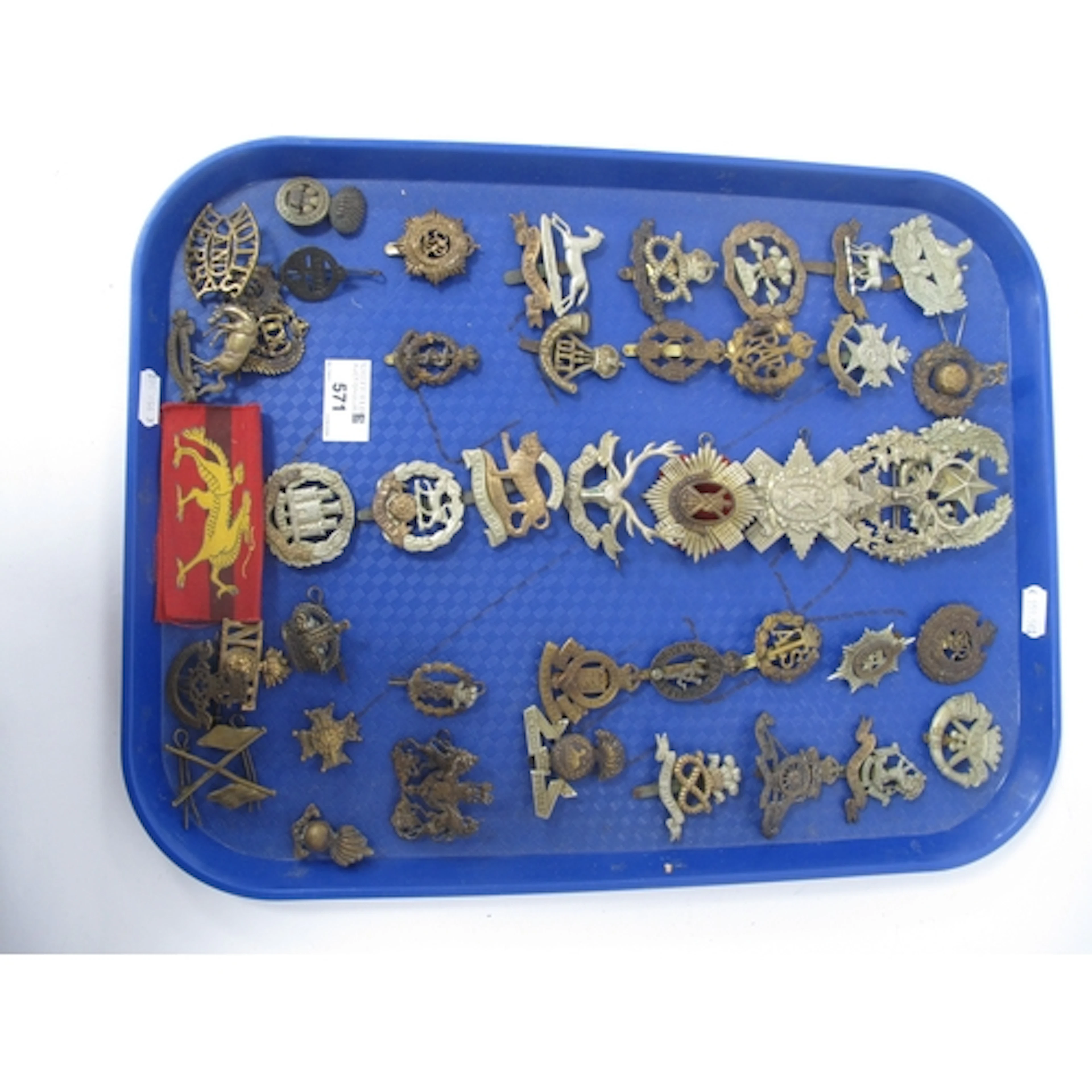British & Canadian Military cap Badges, Shoulder Title and T...