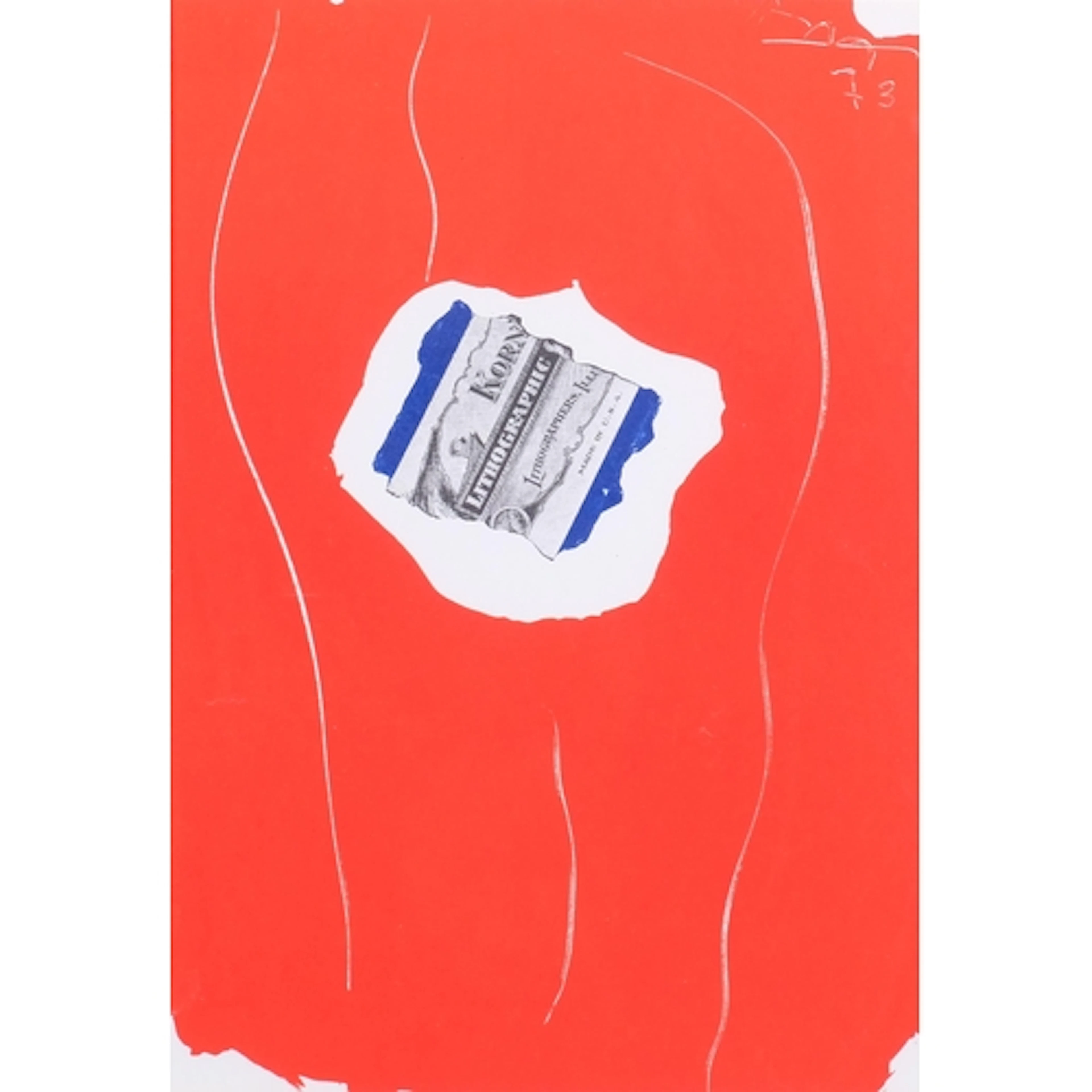 Robert Motherwell. 'Tricolour'. Colour lithograph. Pub. XXe,...
