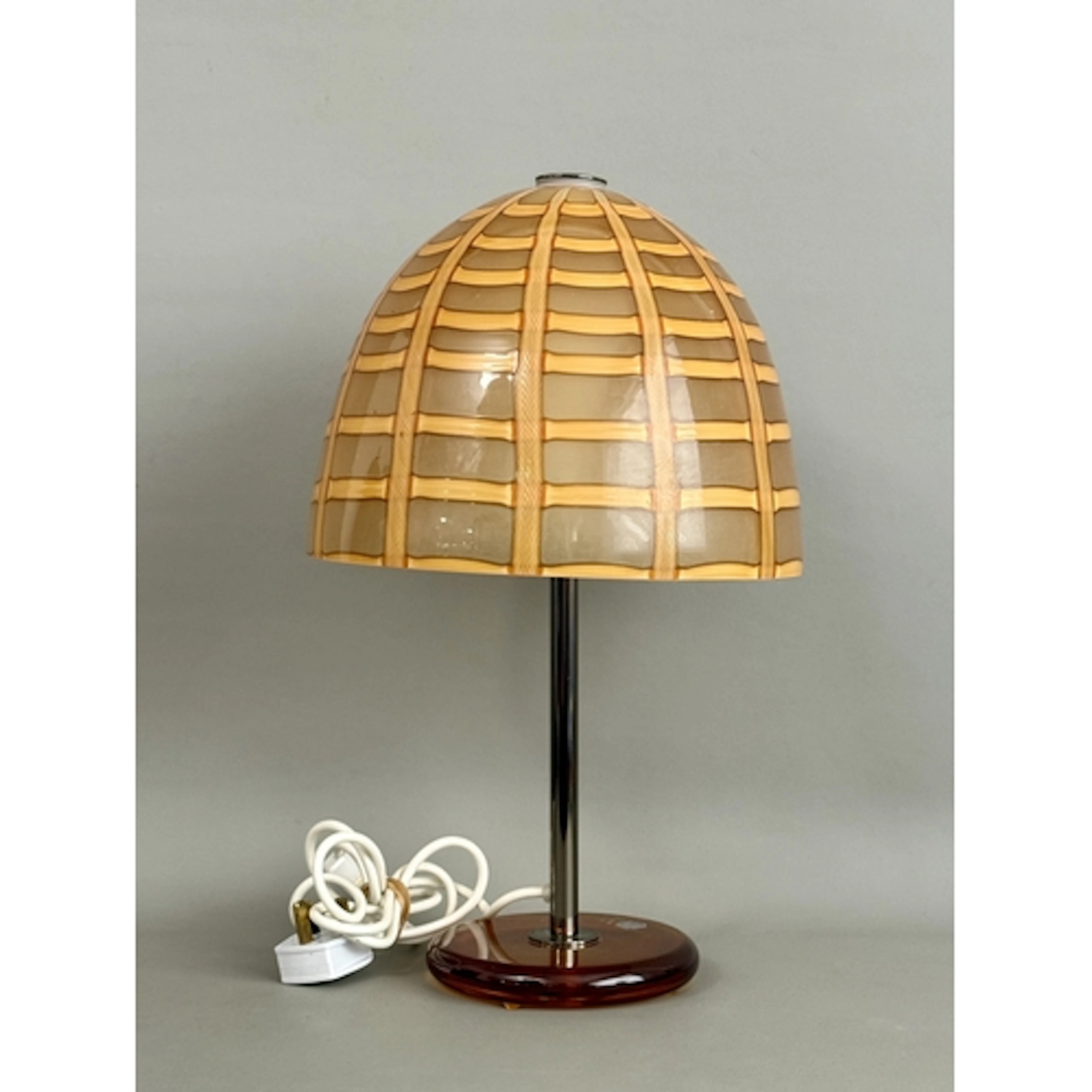A Murano art glass table lamp - by Gino Cenedese, engraved s...