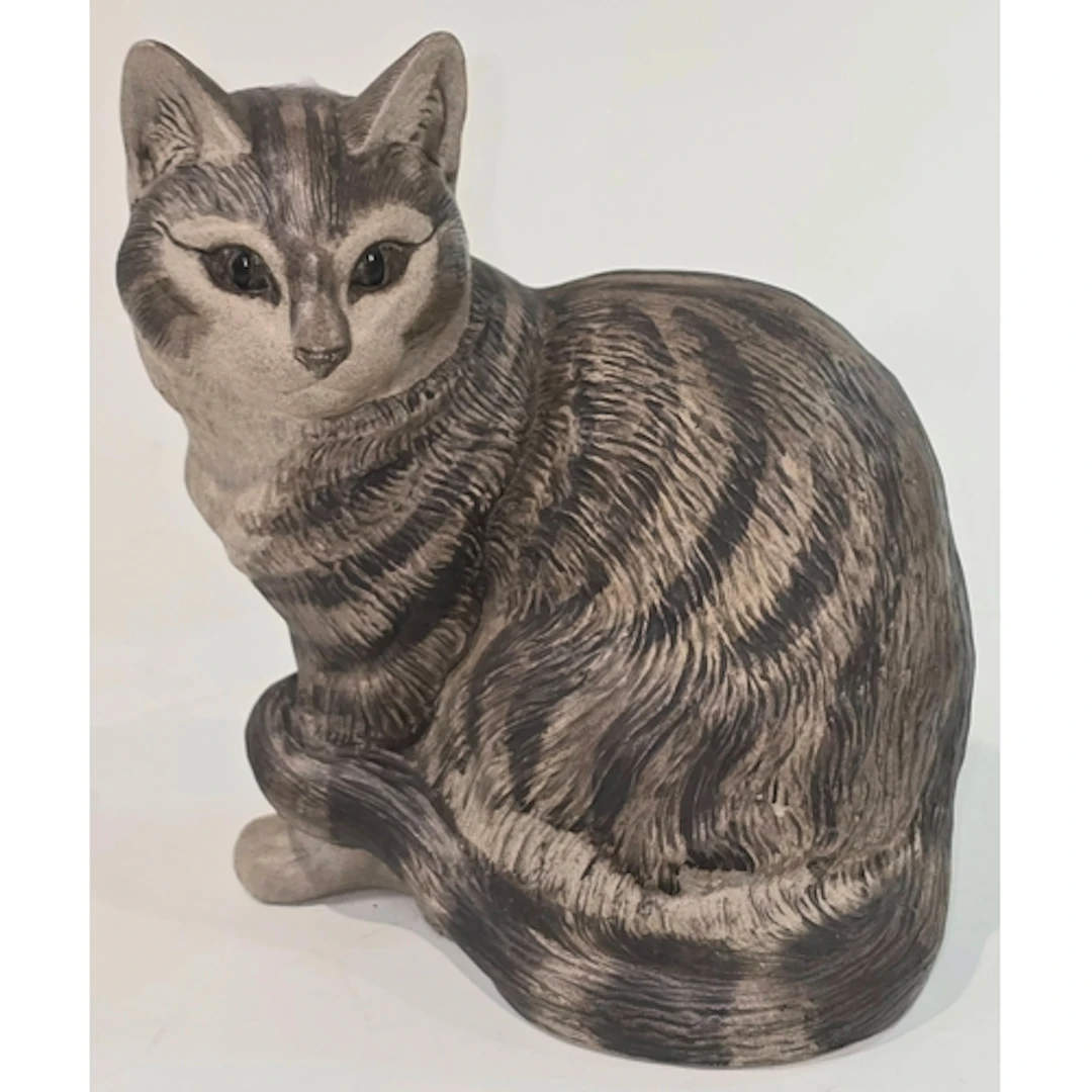 Poole Pottery Stoneware cat modelled by Barbara Linley-Adams...