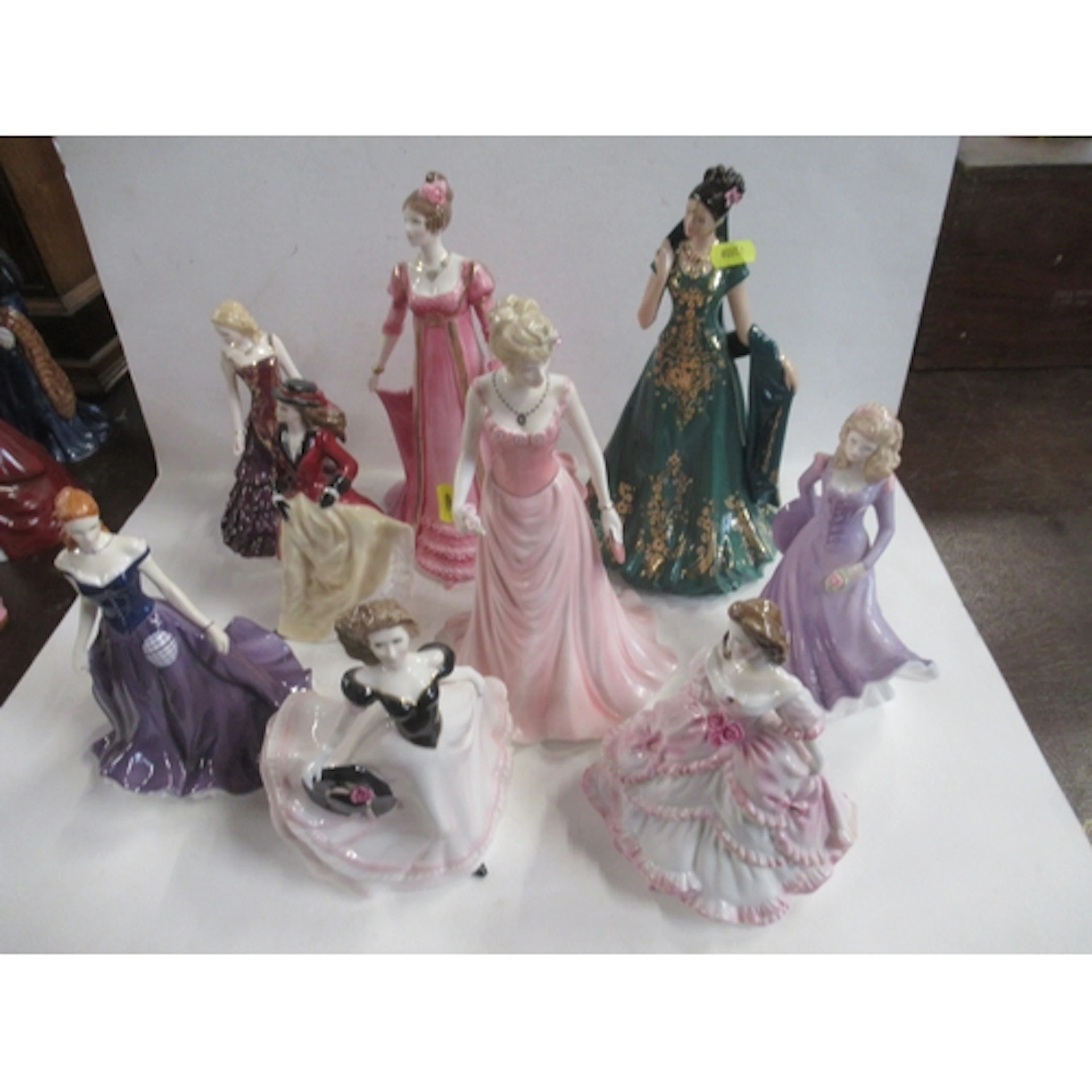 9 Royal Worcester figures