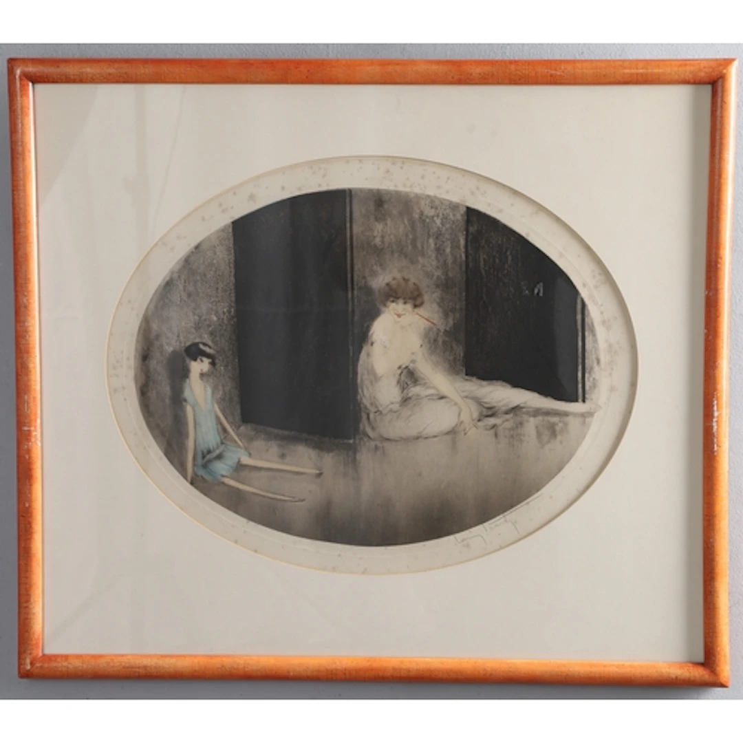 LOUIS ICART (1888-1950). 'FRENCH DOLL', 1926. Pencil signed ...