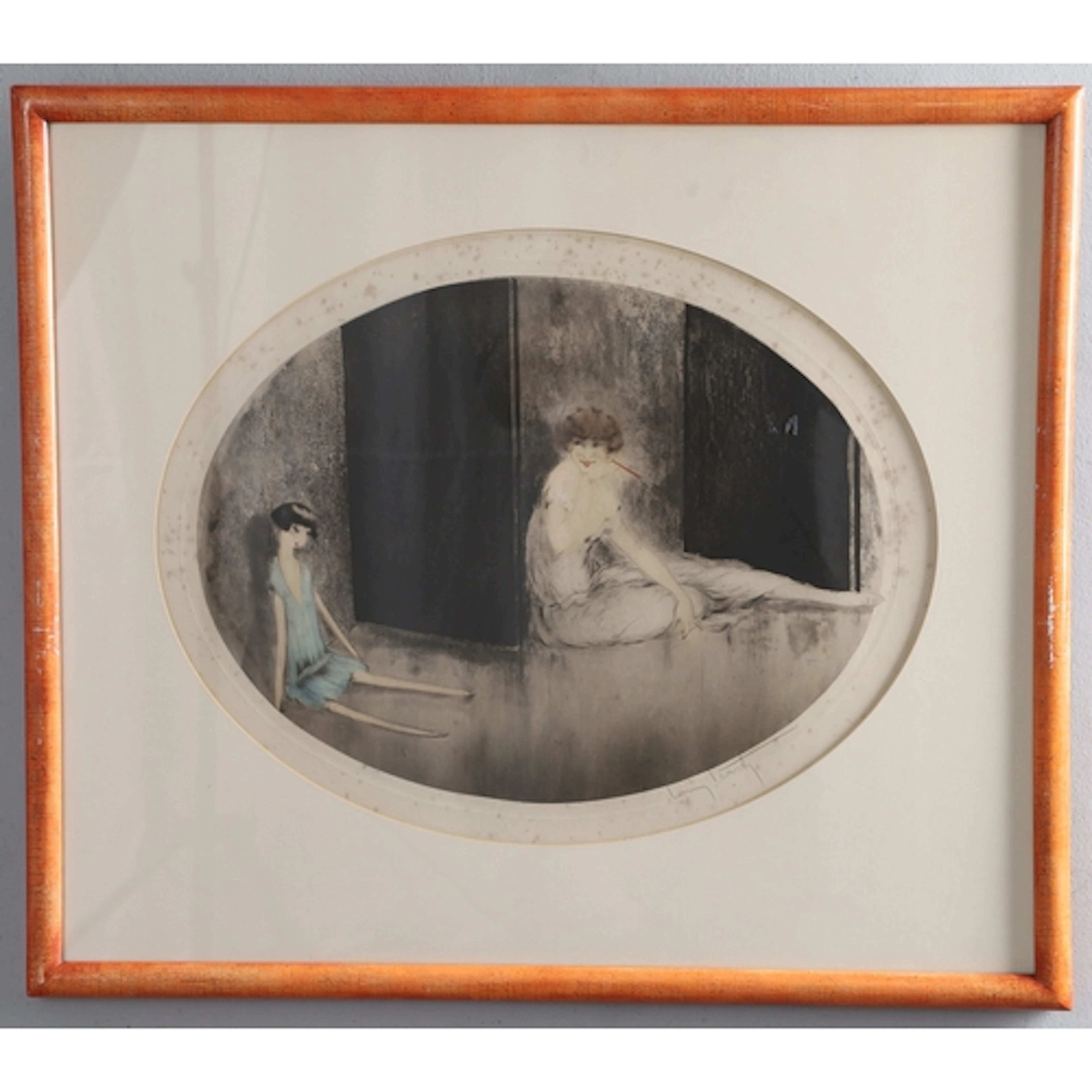 LOUIS ICART (1888-1950). 'FRENCH DOLL', 1926. Pencil signed ...