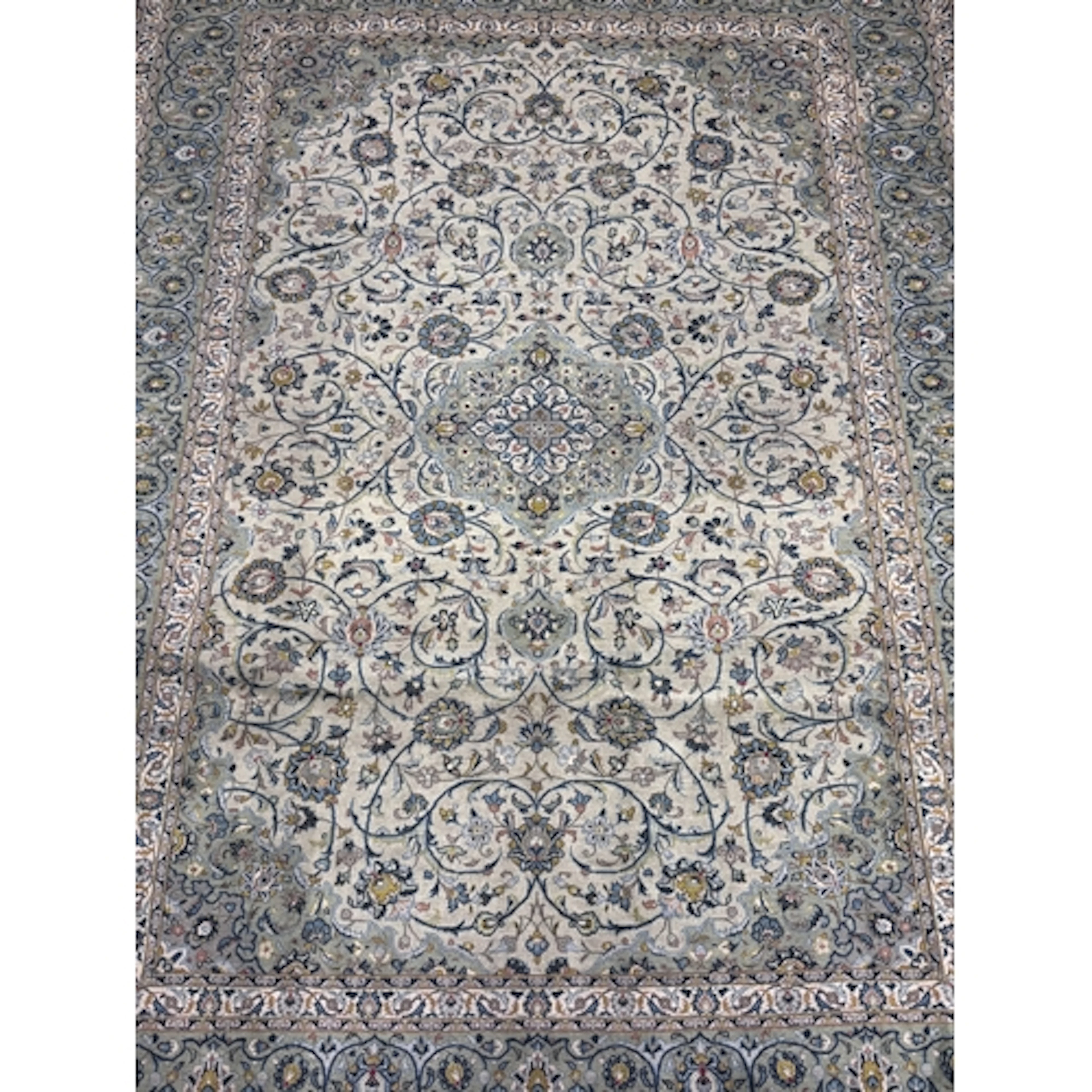 A Persian Kashan full pile handwoven rug, with an all over u...