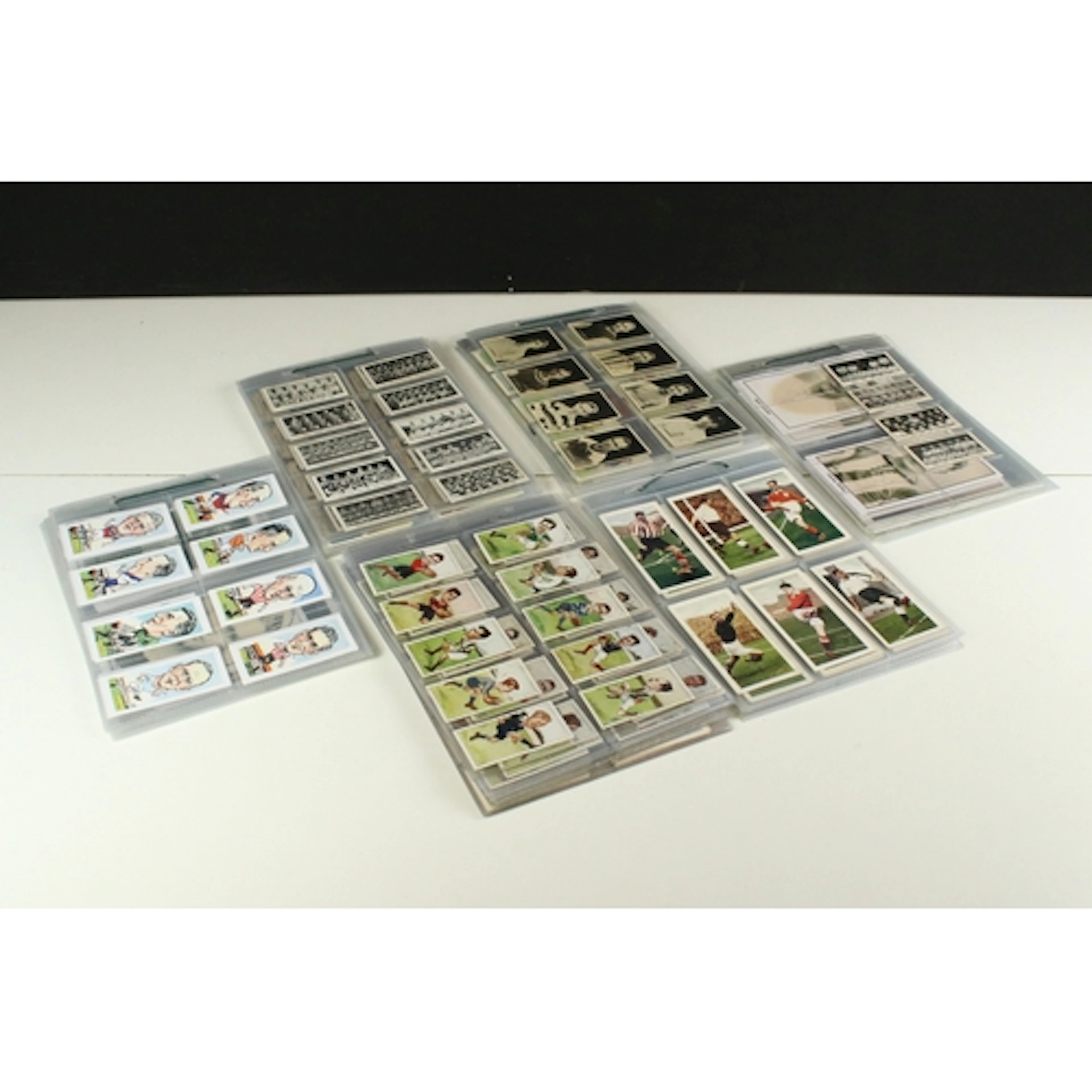 Cigarette Cards - A large collection of Mixed football relat...
