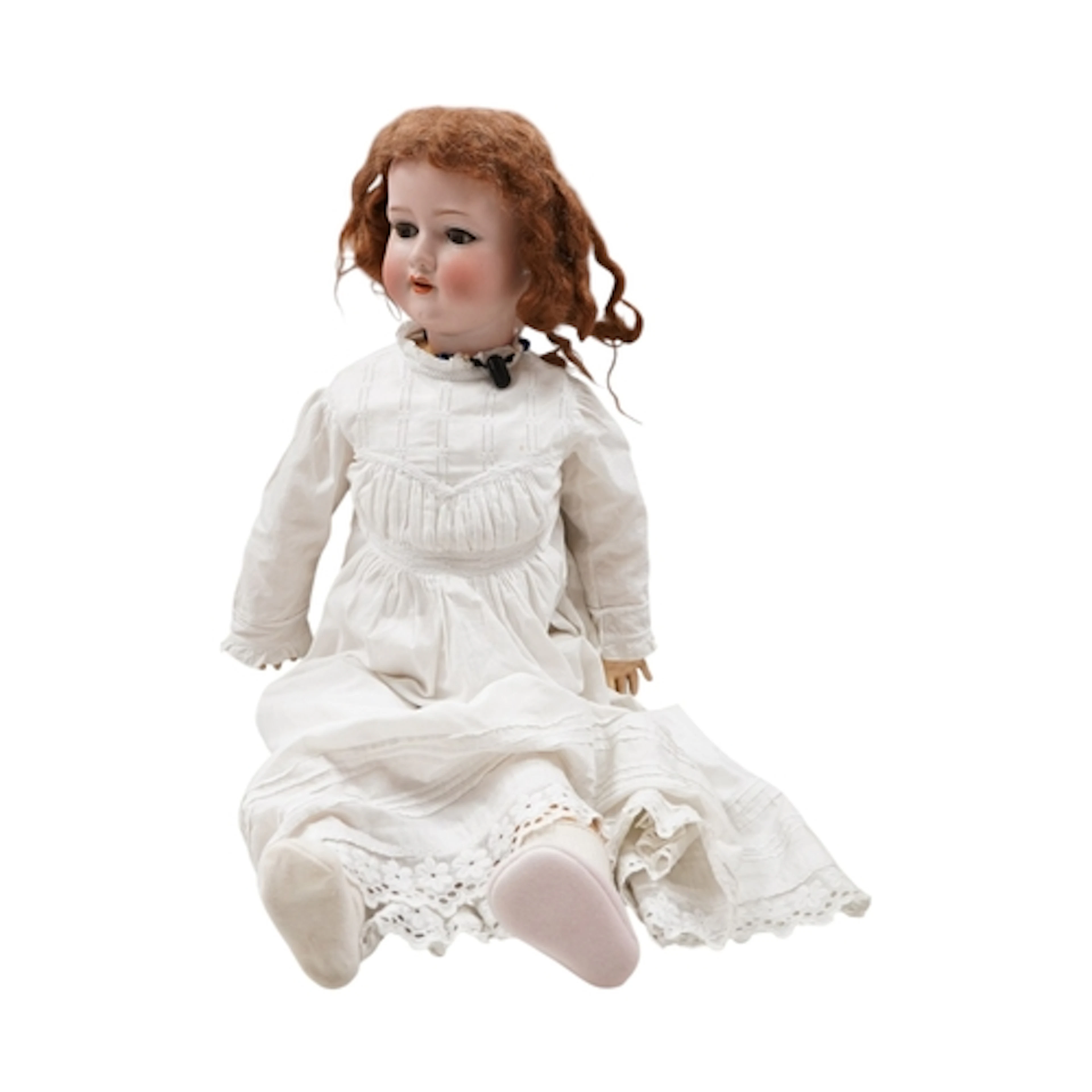 A large Armand Marseille 390 bisque head doll A11M, approx 7...