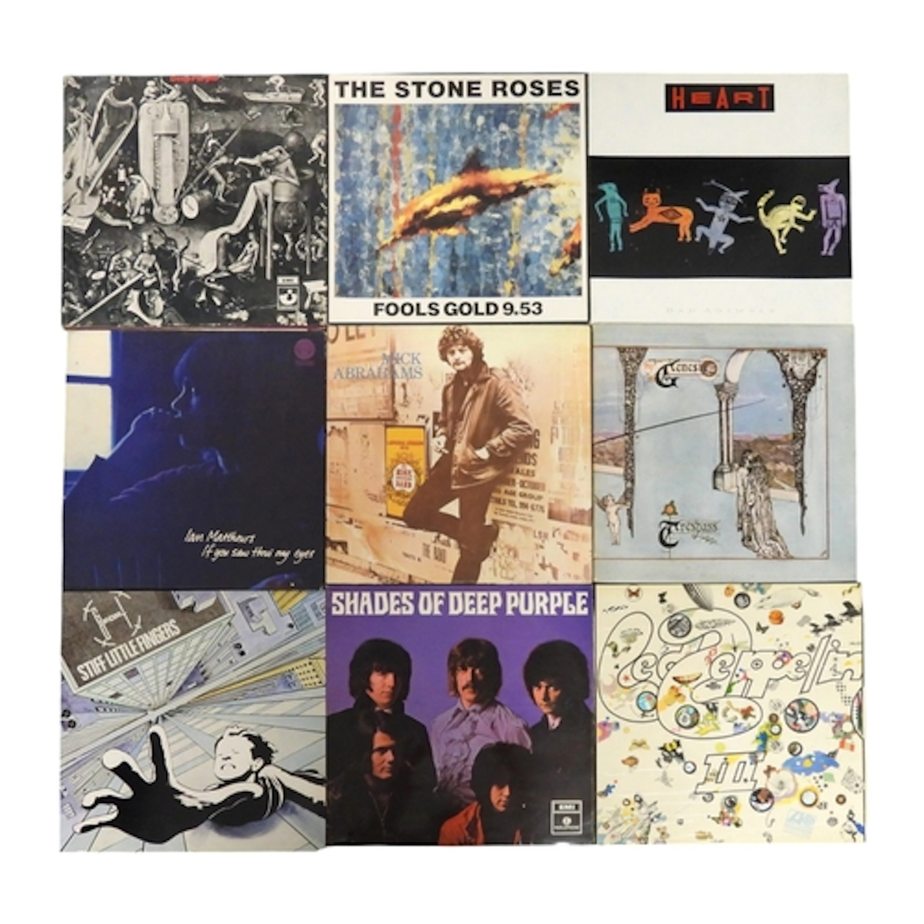 ROCK/HARD ROCK/PROG/PUNK/METAL - A good box of 12" Viny...