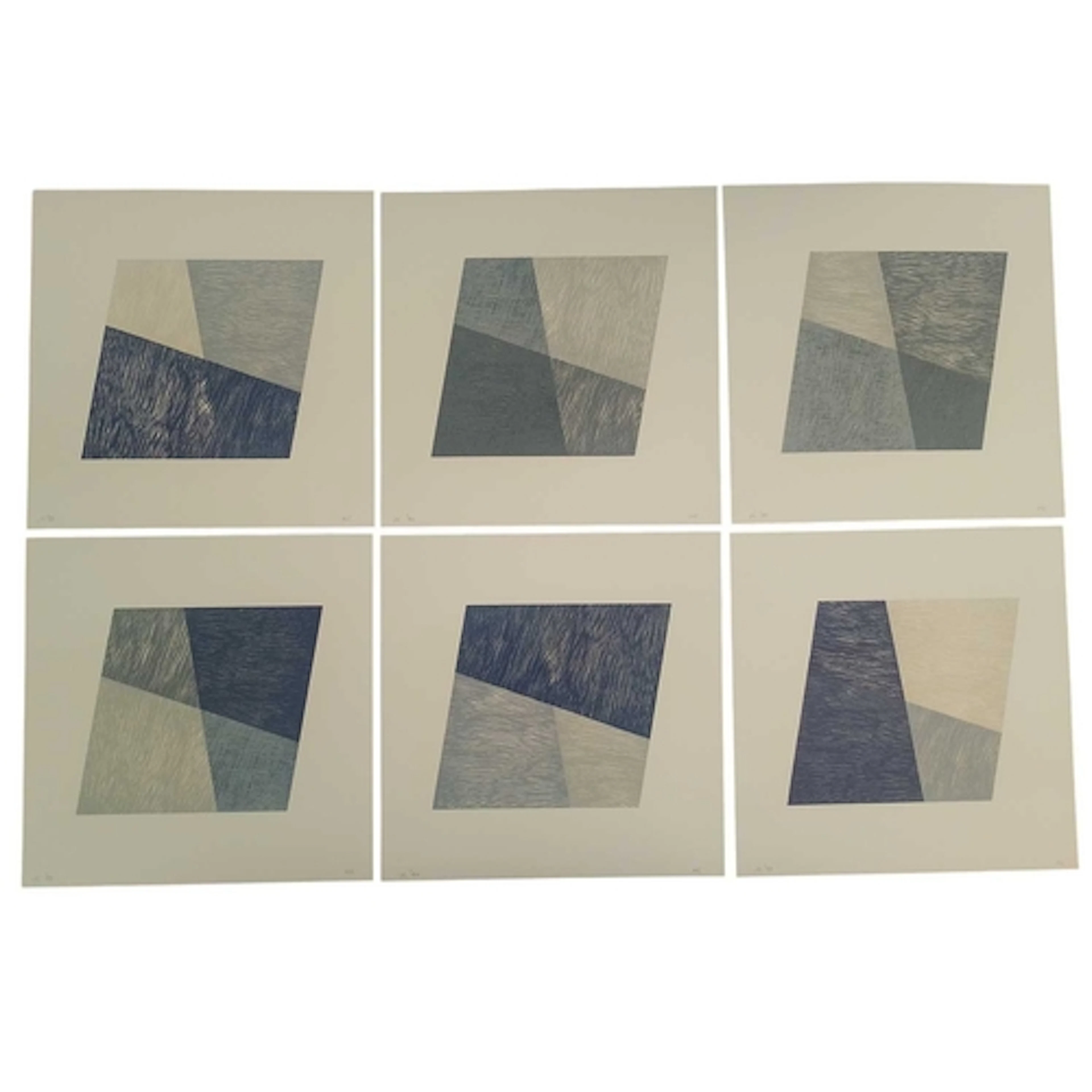John CARTER (1942) Superimposed Elements: Parallelogram Seri...