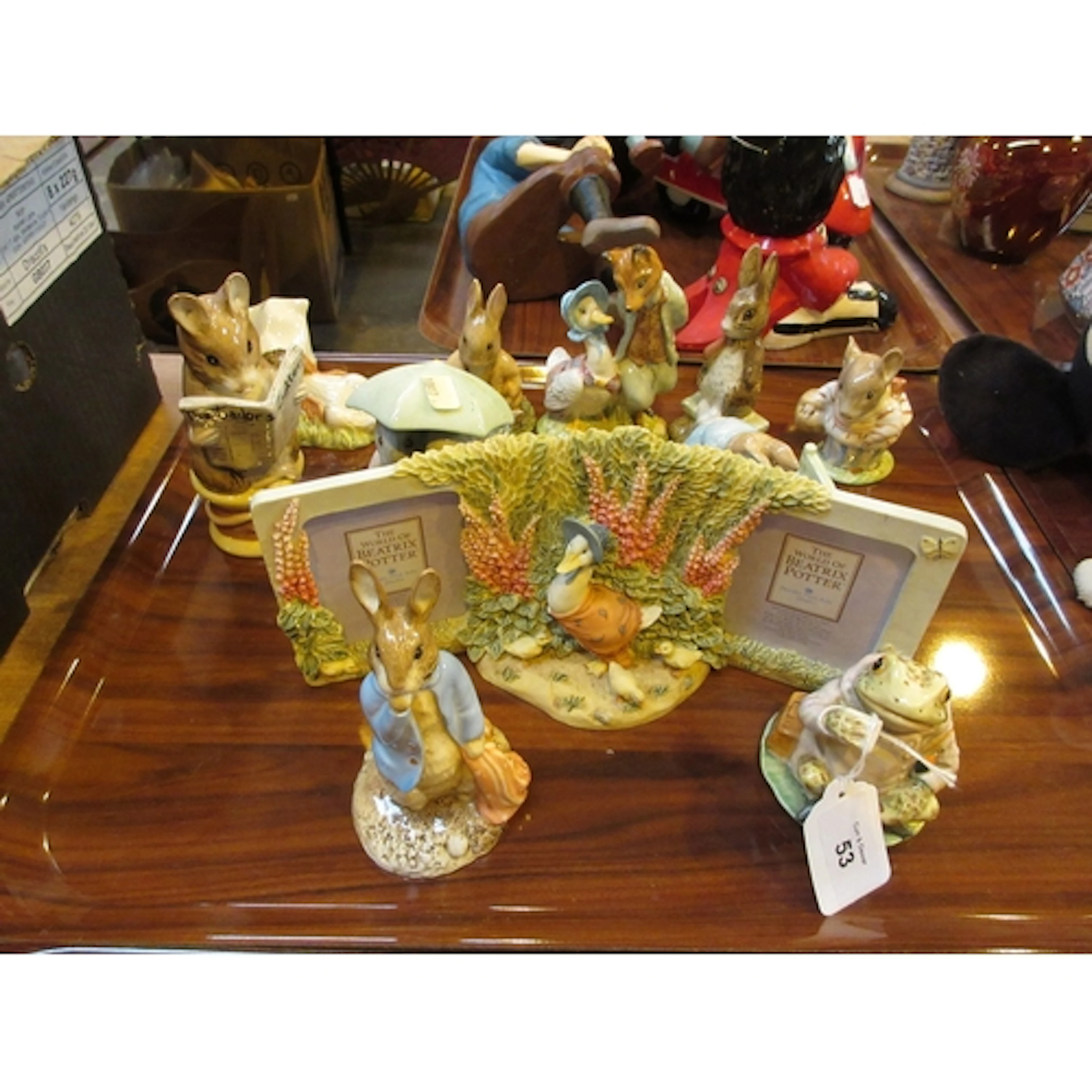 Eight Royal Albert Beatrix Potter Figures, Border Fine Arts ...