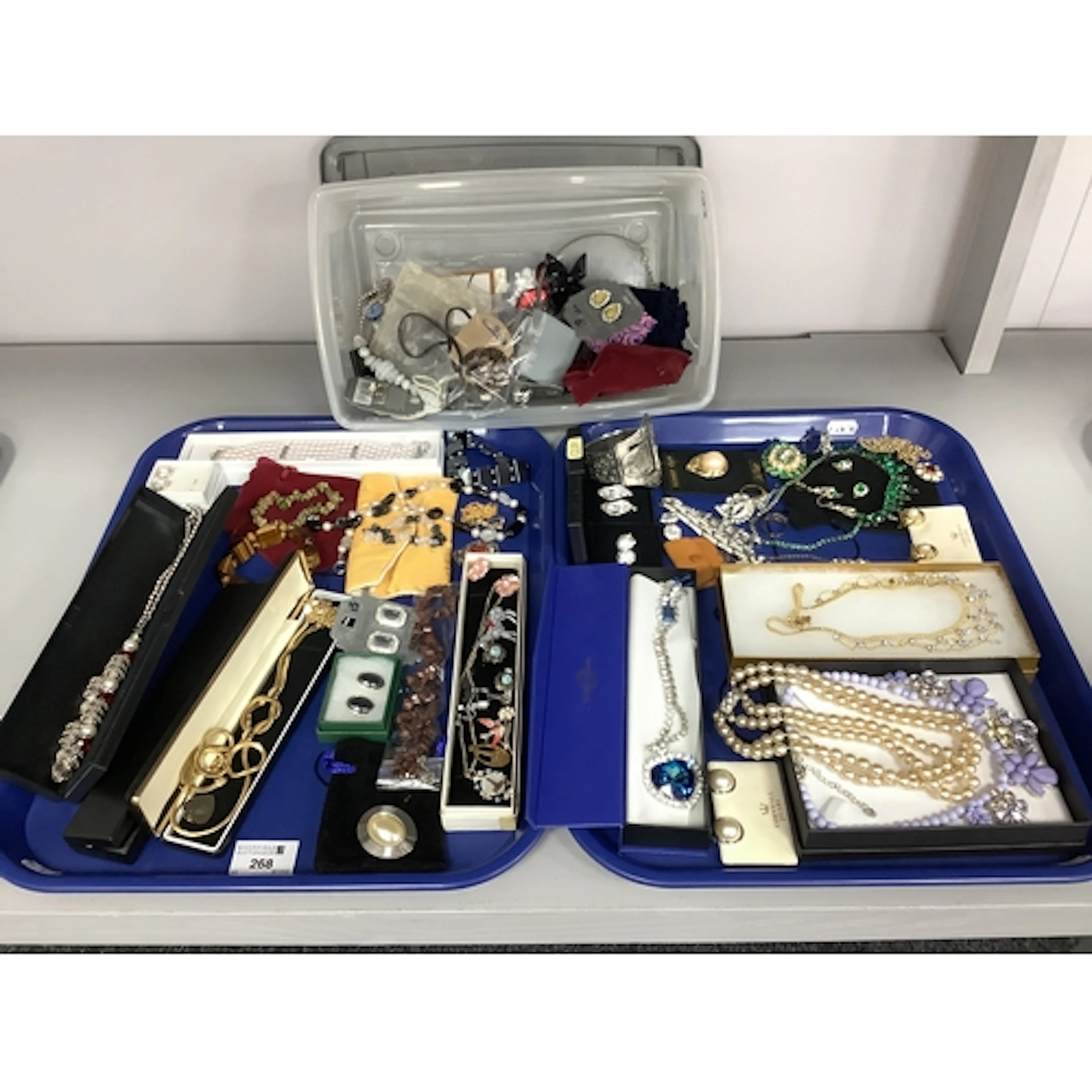 A Collection of Assorted Costume Jewellery, including clip-o...