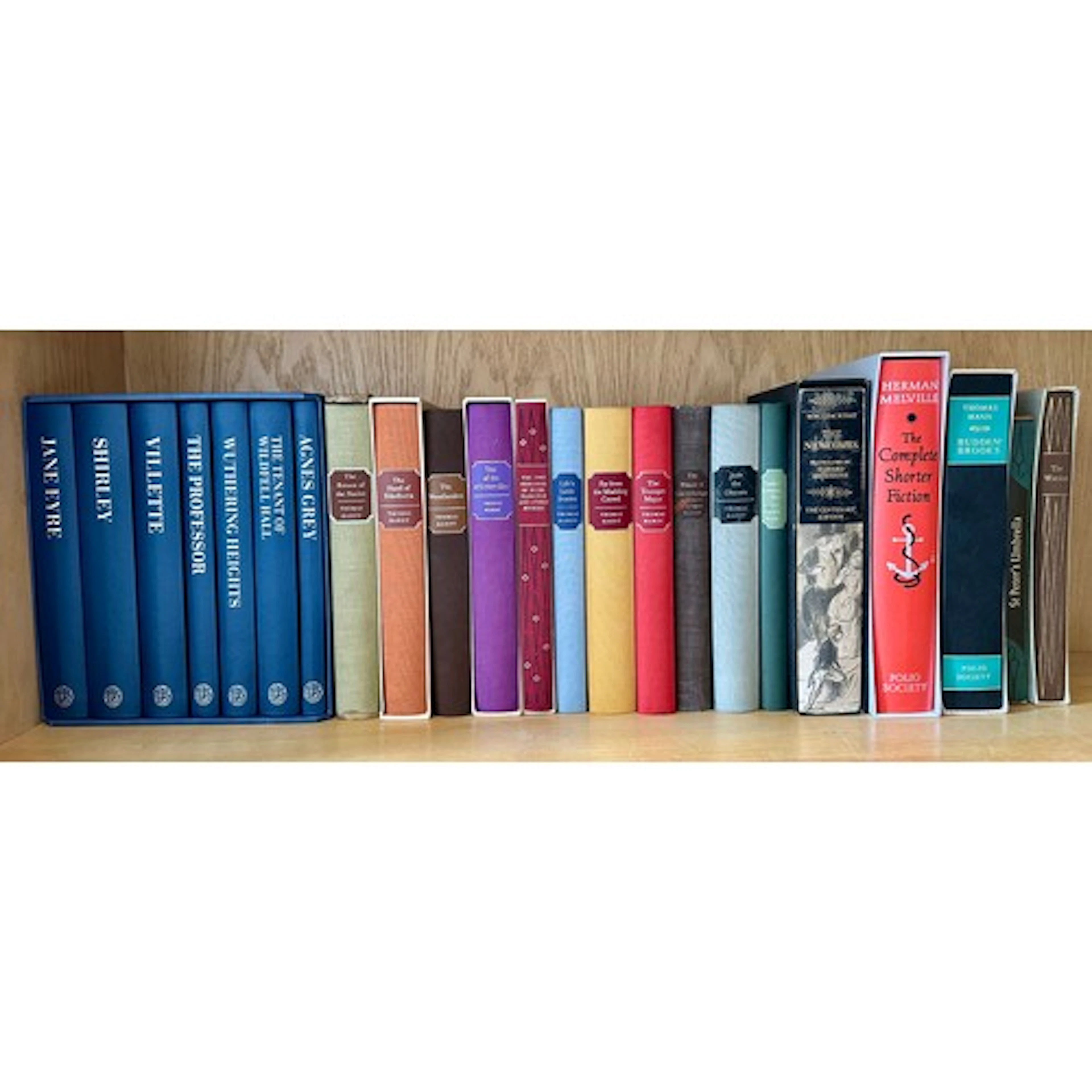 Folio Society 19thC novels: Bronte Sisters 'Jane Eyre', 'Shi...