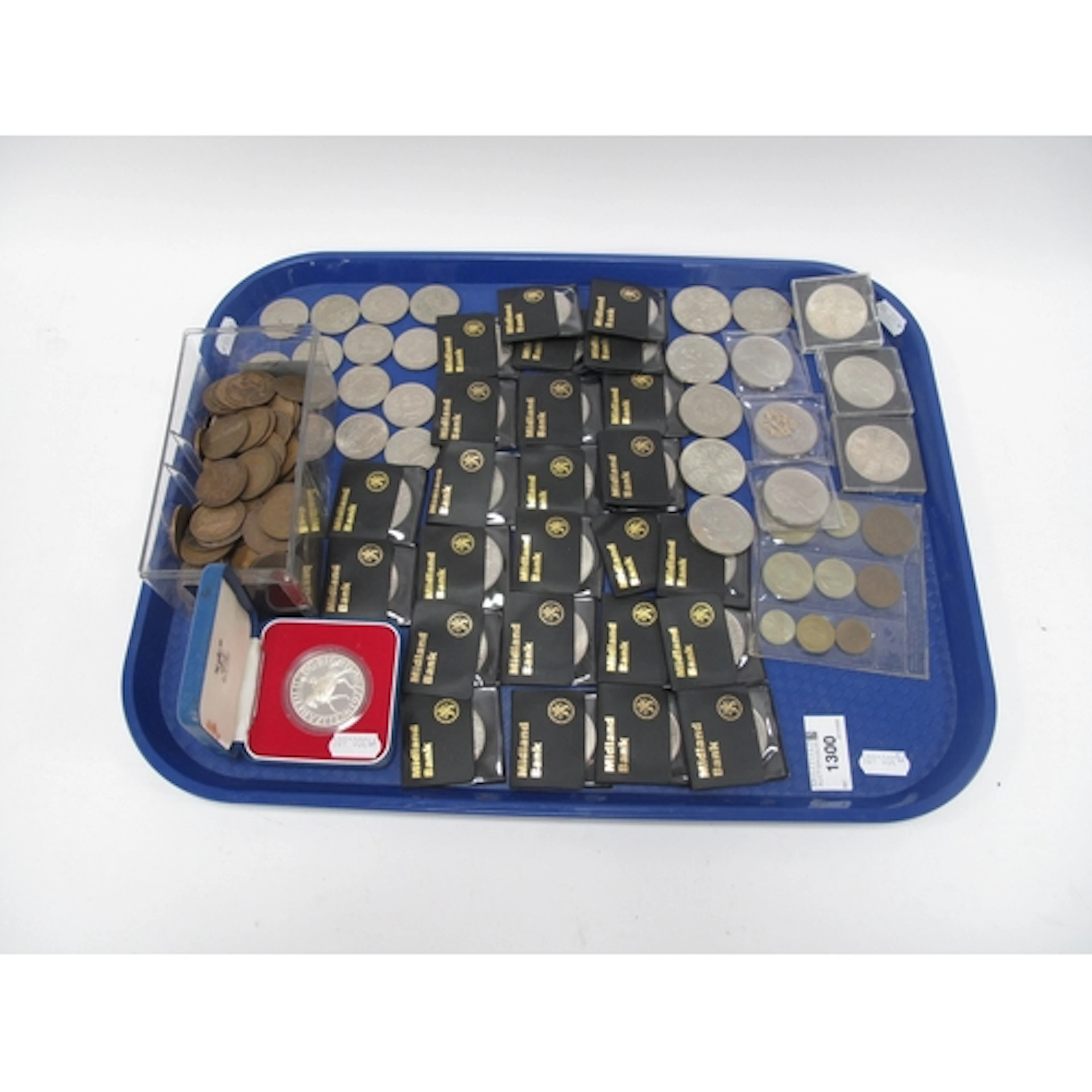 Large Collection Of Mainly GB Coinage, includes a Royal Mint...