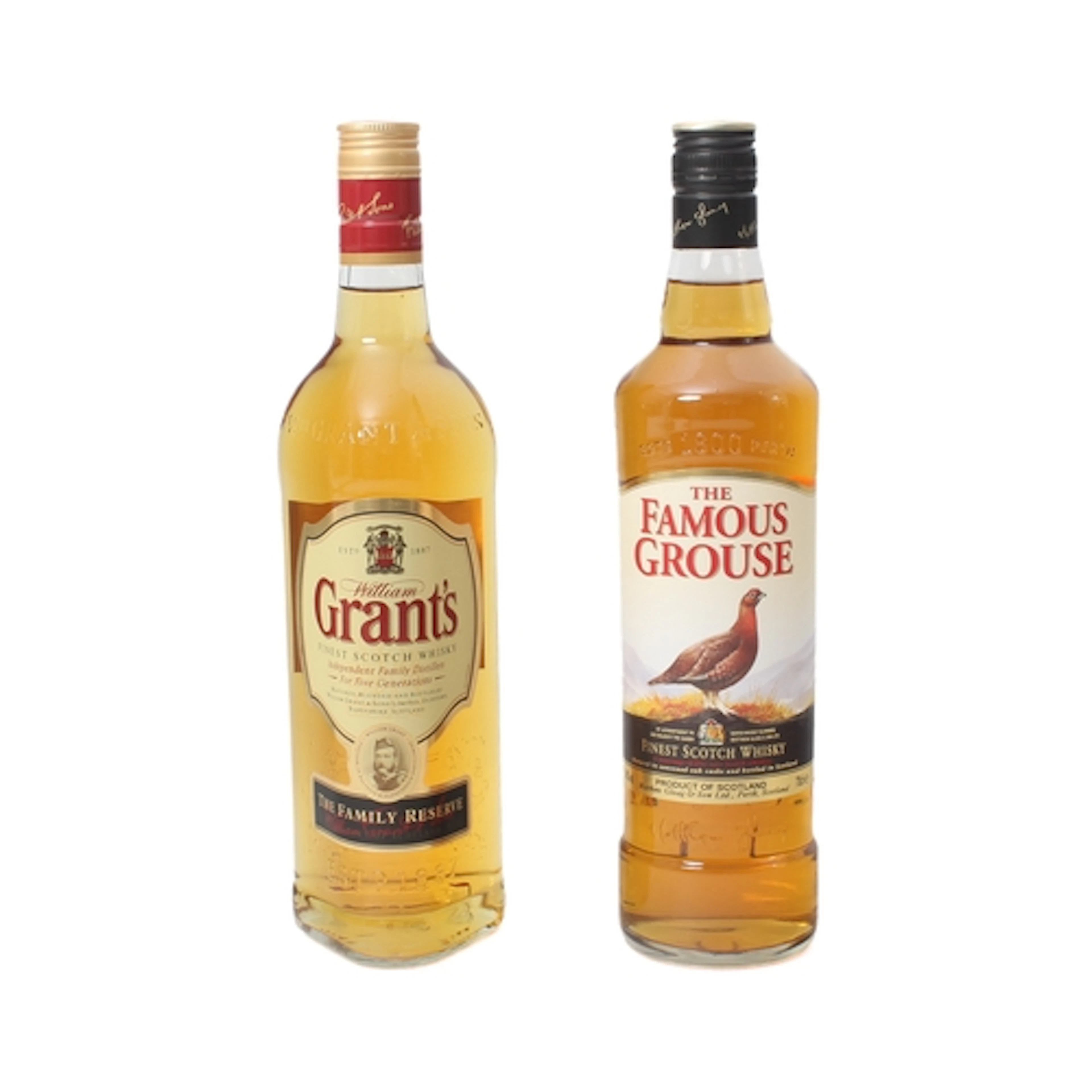 Two 70cl bottles of Scotch whisky - William Grant's and The ...