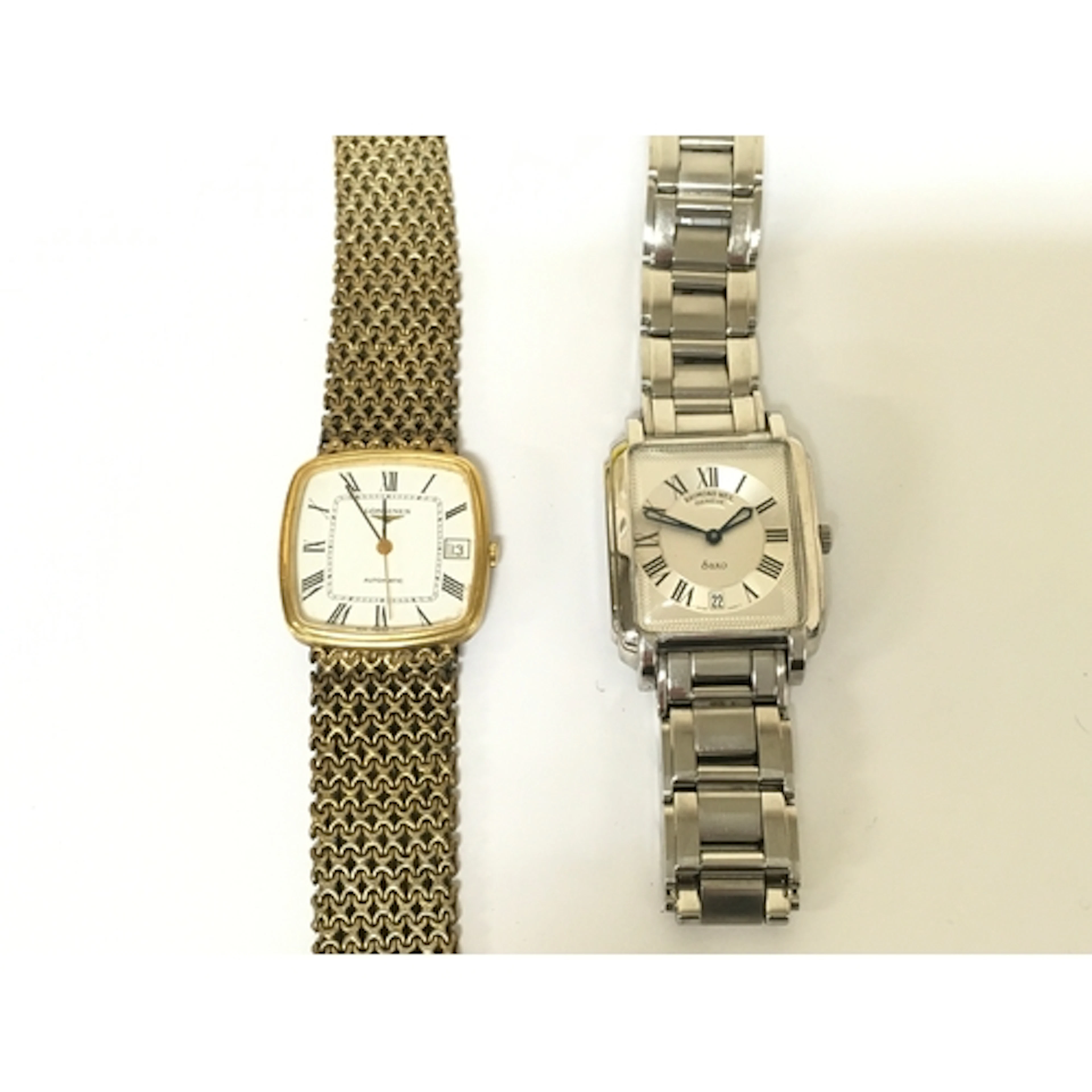 Two gents watches including a vintage Longines and a Raymond...