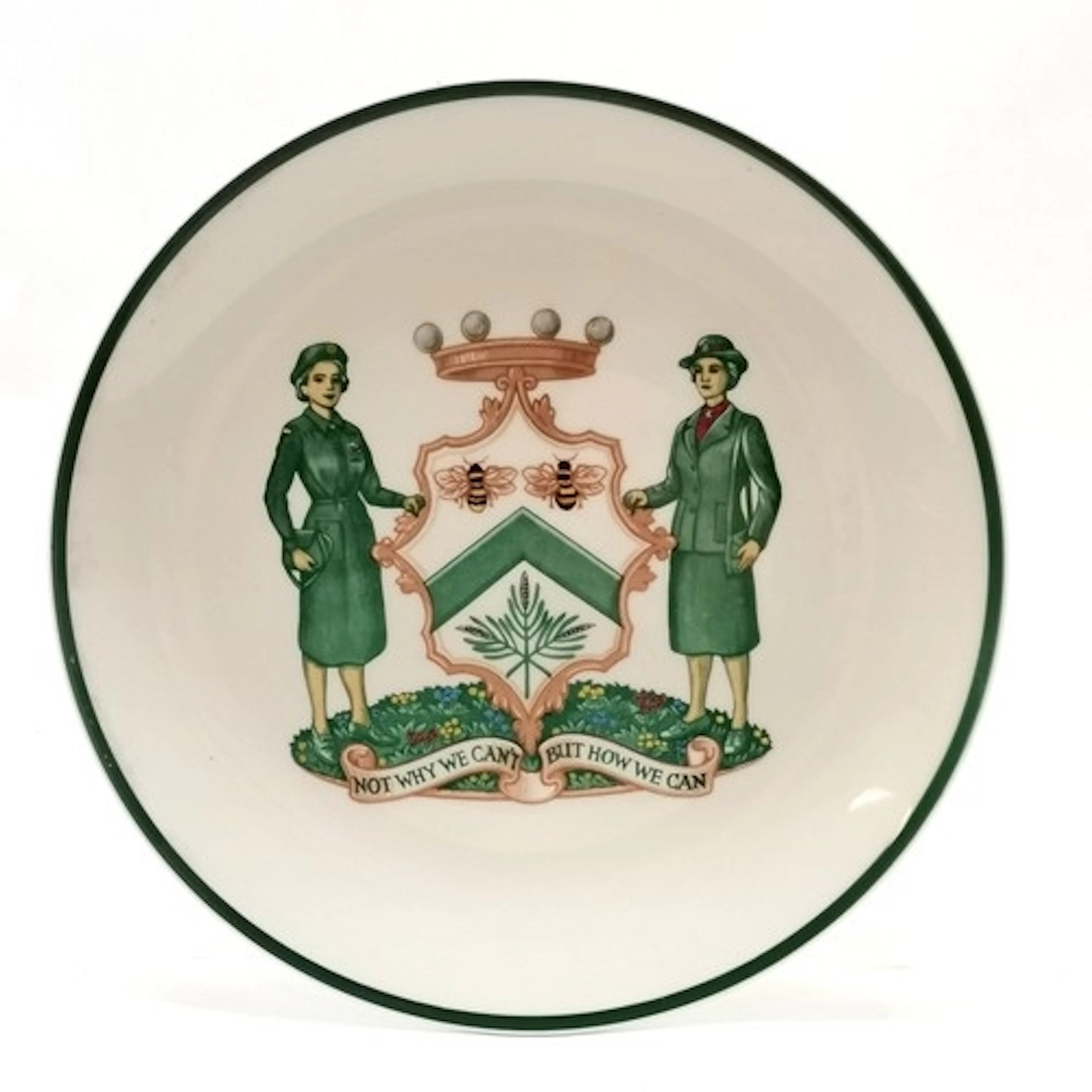 Royal Doulton dinner plate depicting transfer printed Marchi...